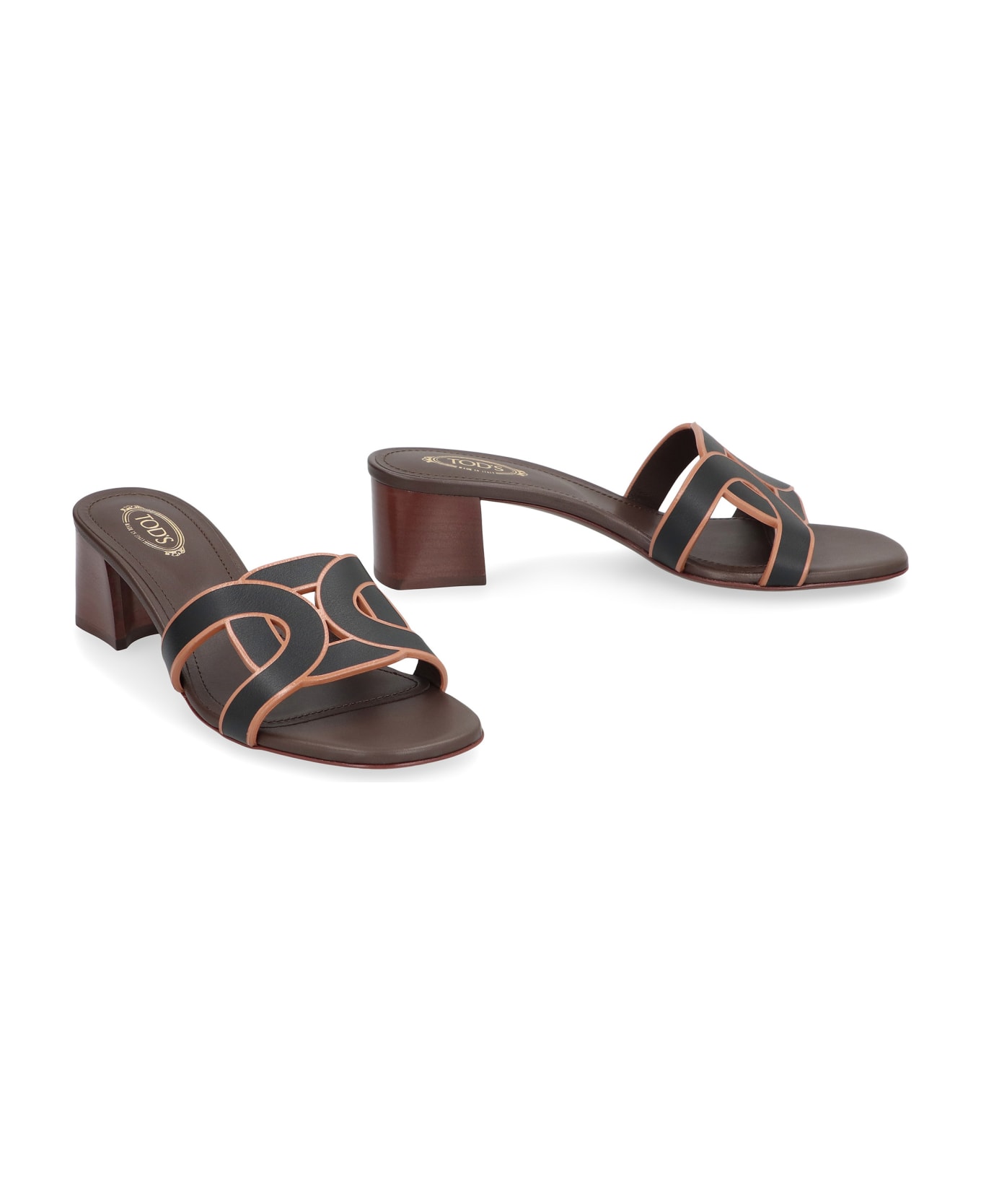 Tod's Leather Mules - brown