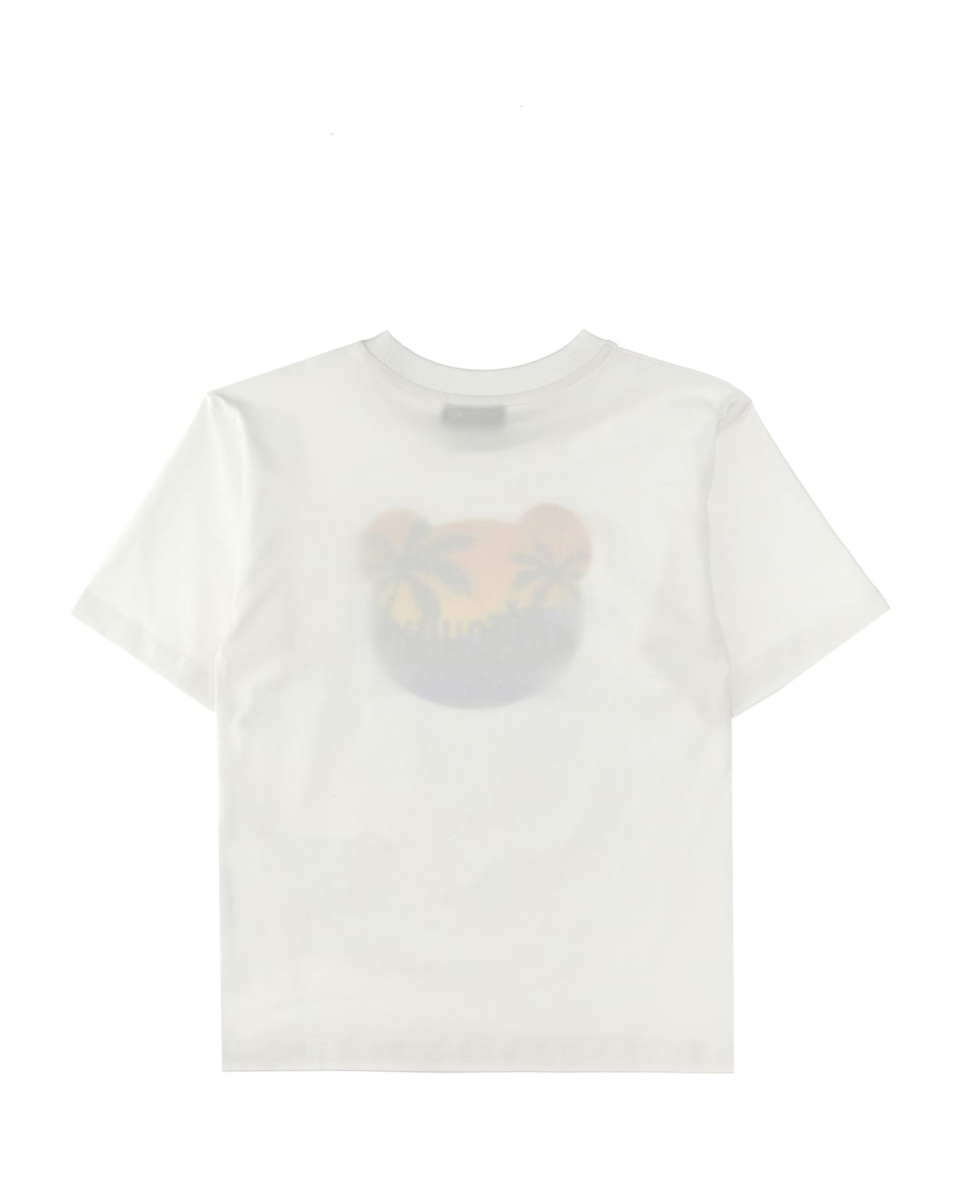 Moschino Logo Print T-shirt - White Tシャツ＆ポロシャツ