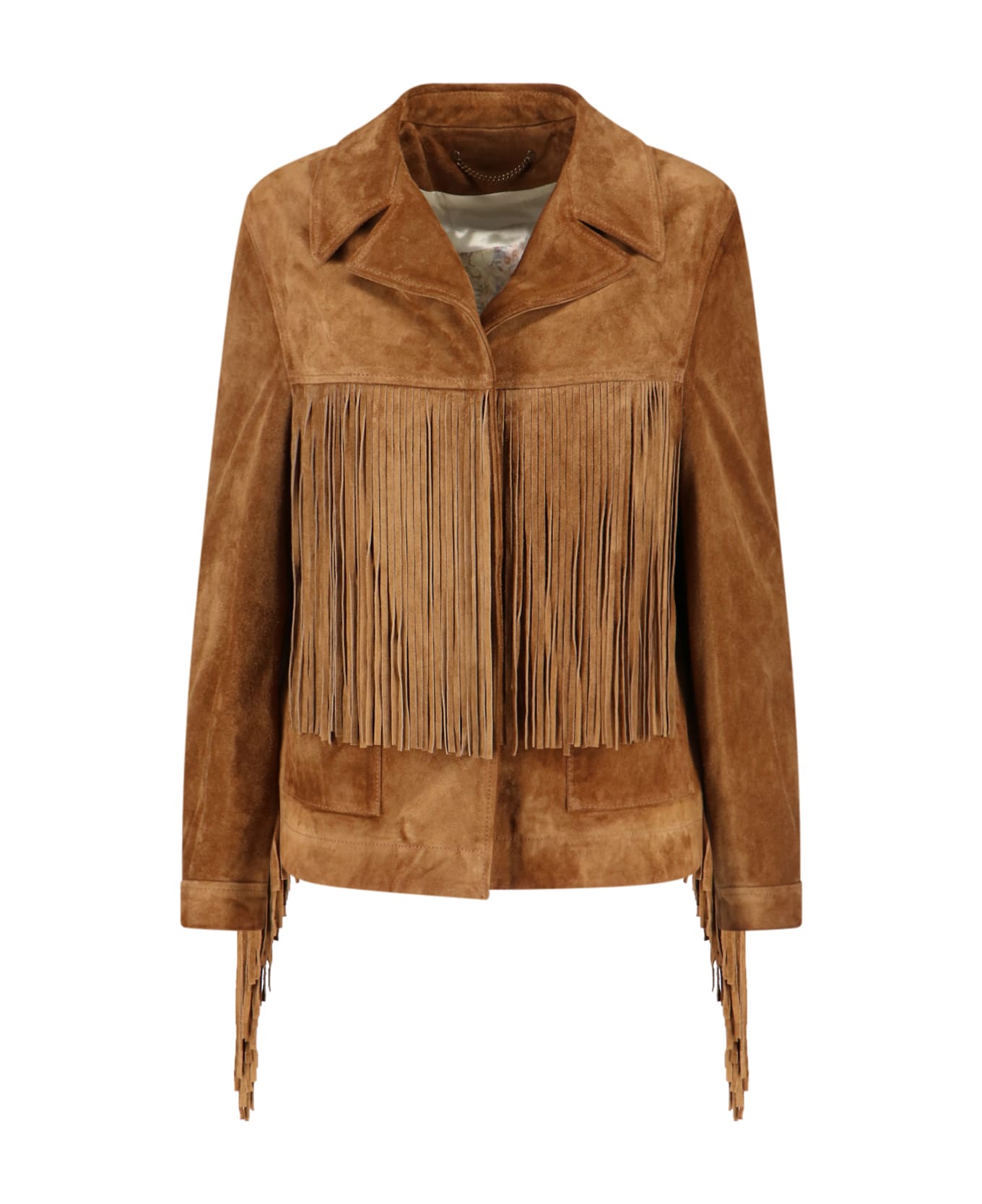 Golden Goose Suede Jacket - Marrone