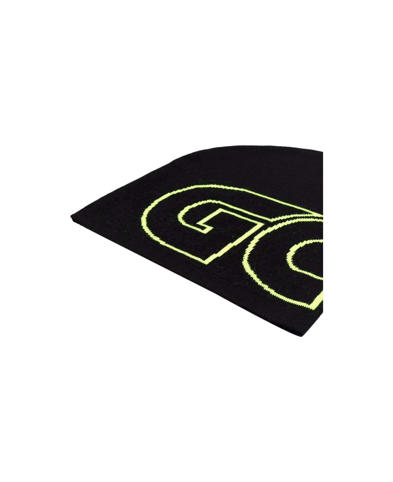 GCDS Wool Hats Unisex - BLACK
