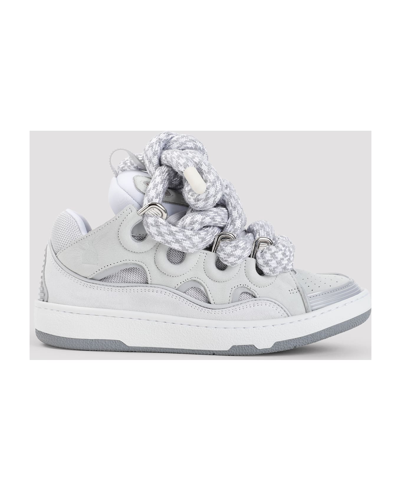 Lanvin Curb Sneakers - White