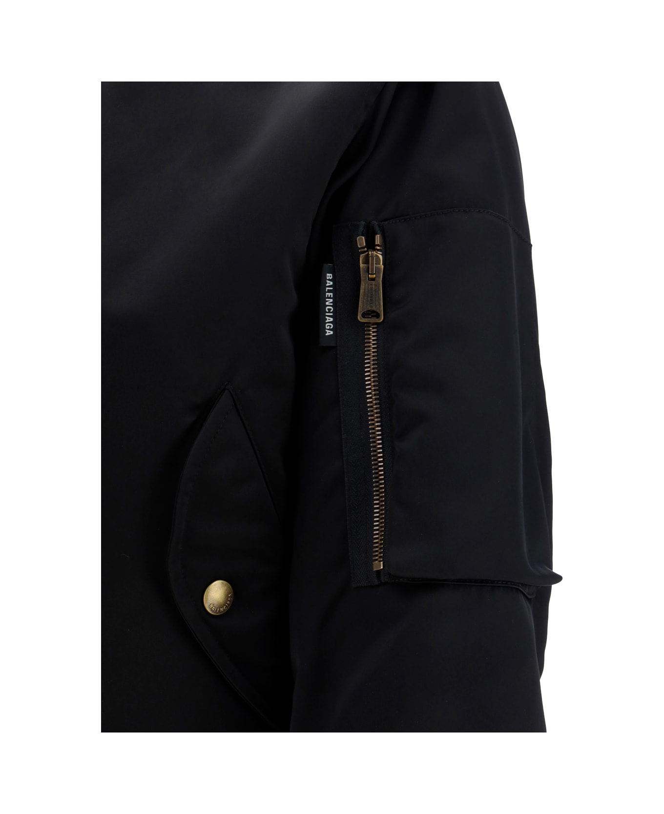 Balenciaga Nylon Bomber Jacket - Black ジャケット