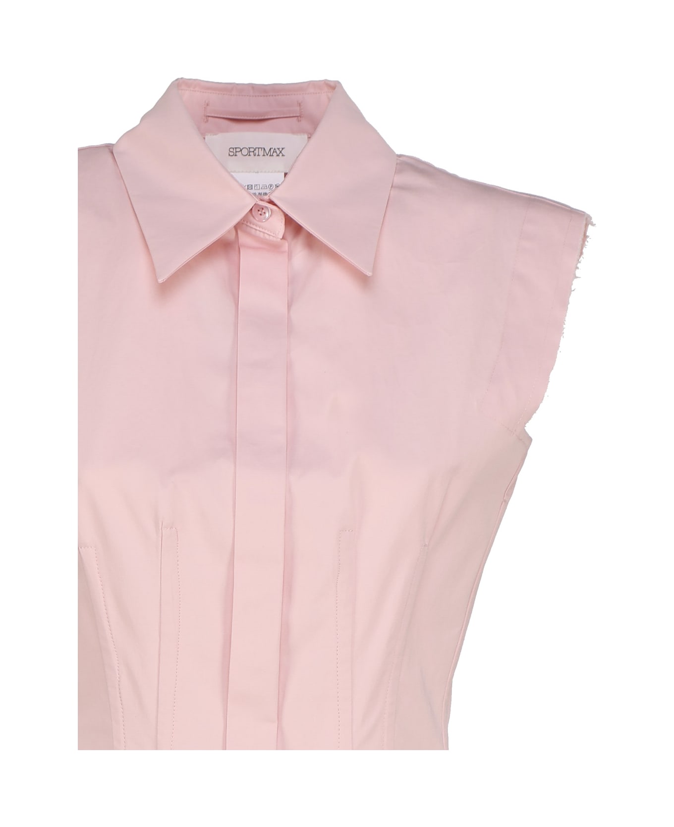 Max Mara Fitted Cotton Shirt - Pink
