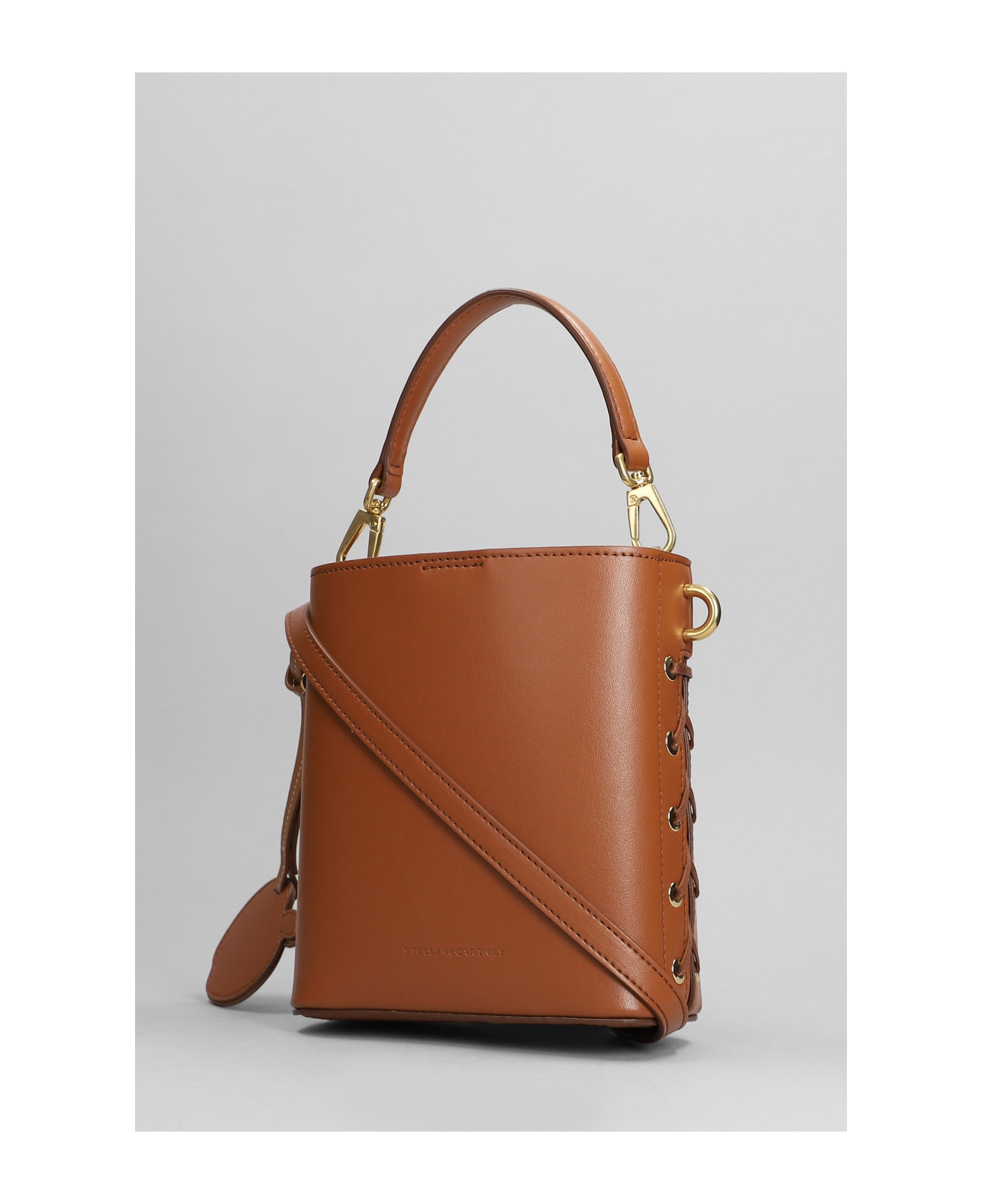 Stella McCartney Hand Bag In Brown Polyamide - brown