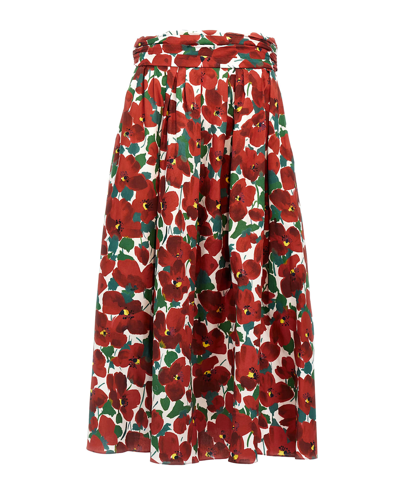 Carolina Herrera High Waist Skirt - Multicolor