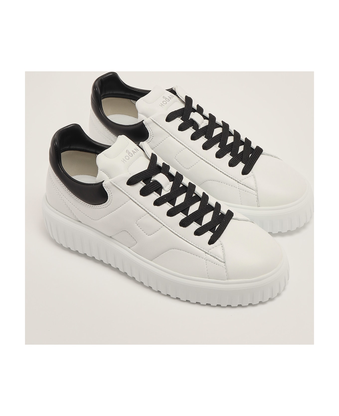 Hogan H-stripes Allacciata H Sneaker - BIANCO