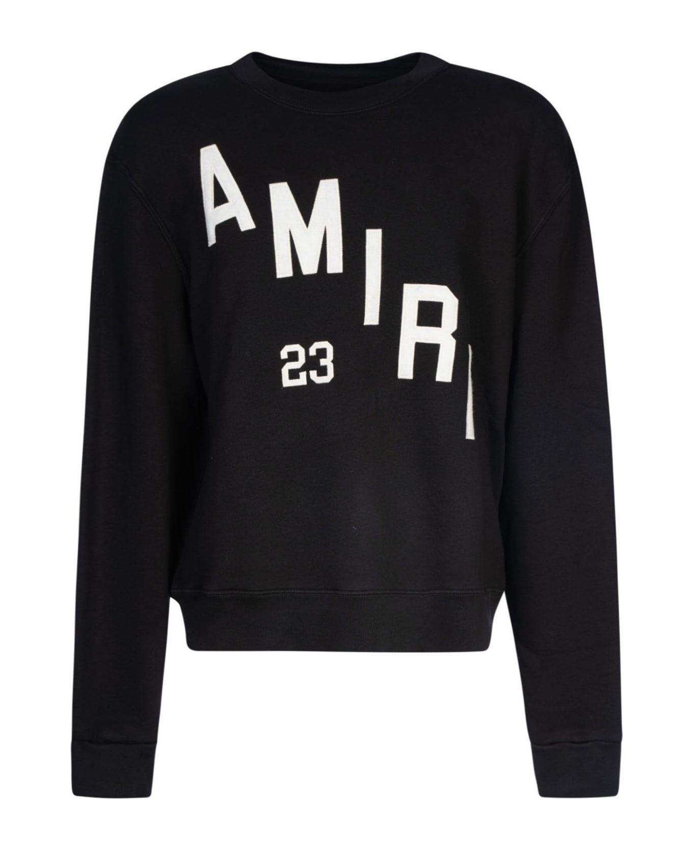 AMIRI Appliqué Sweatshirt In Black - Black ニットウェア