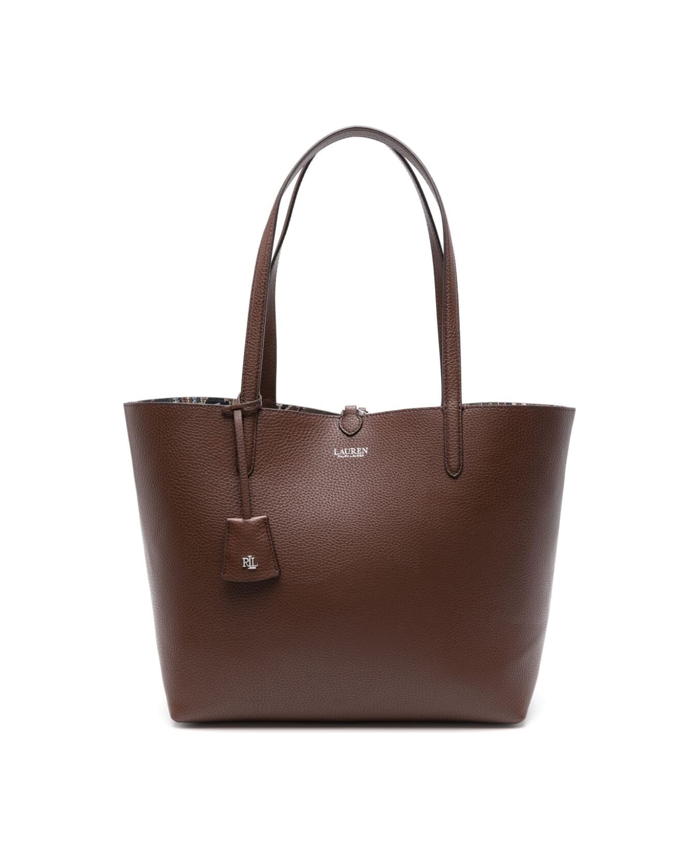 Polo Ralph Lauren Reversible Medium Tote - Dimora Paisley Dark Mahogany