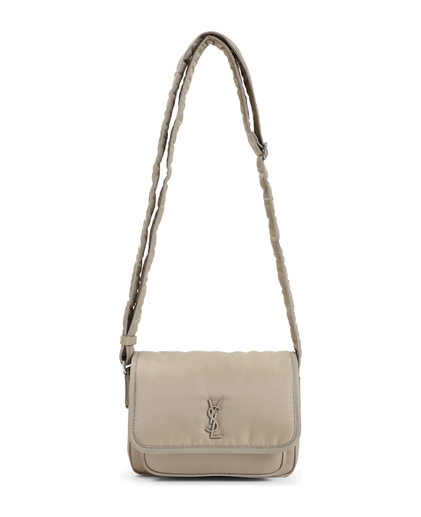 Saint Laurent Niki S Shoulder Bag - Gray