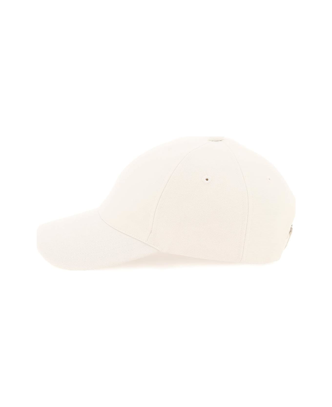 A.P.C. White Cotton Cap - BLANC (White)