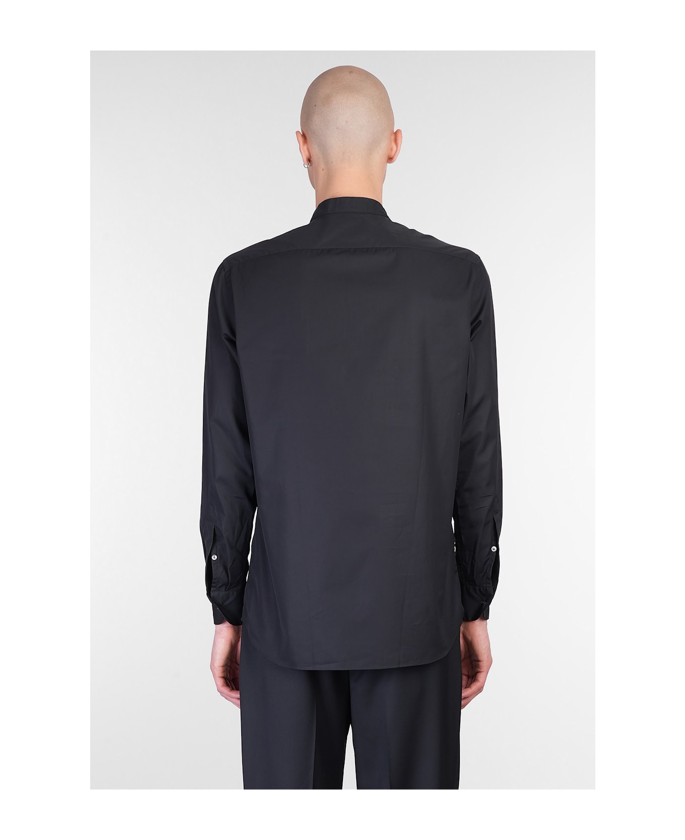 Lardini Shirt In Black Cotton - black