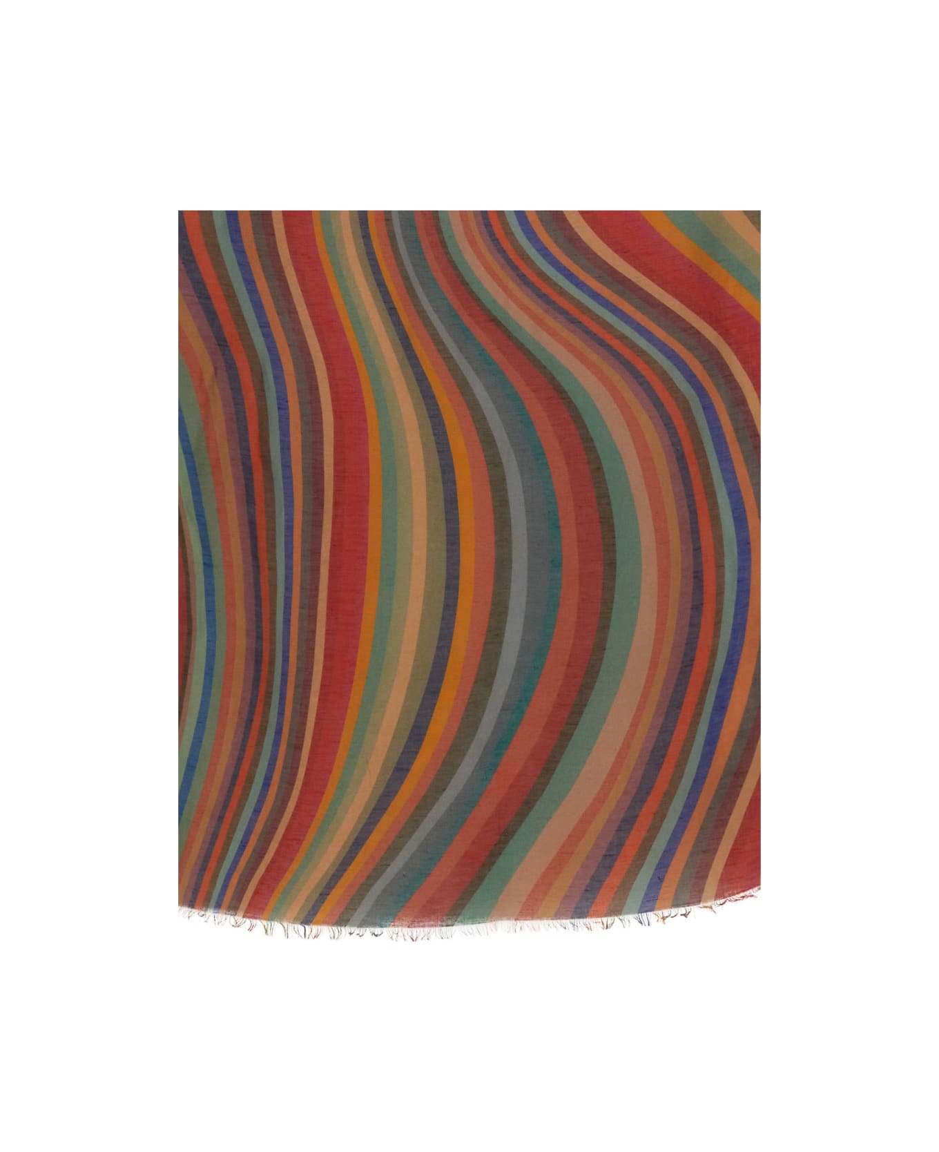 PS by Paul Smith Scarf With Logo Scarf - SWIRL スカーフ＆ストール