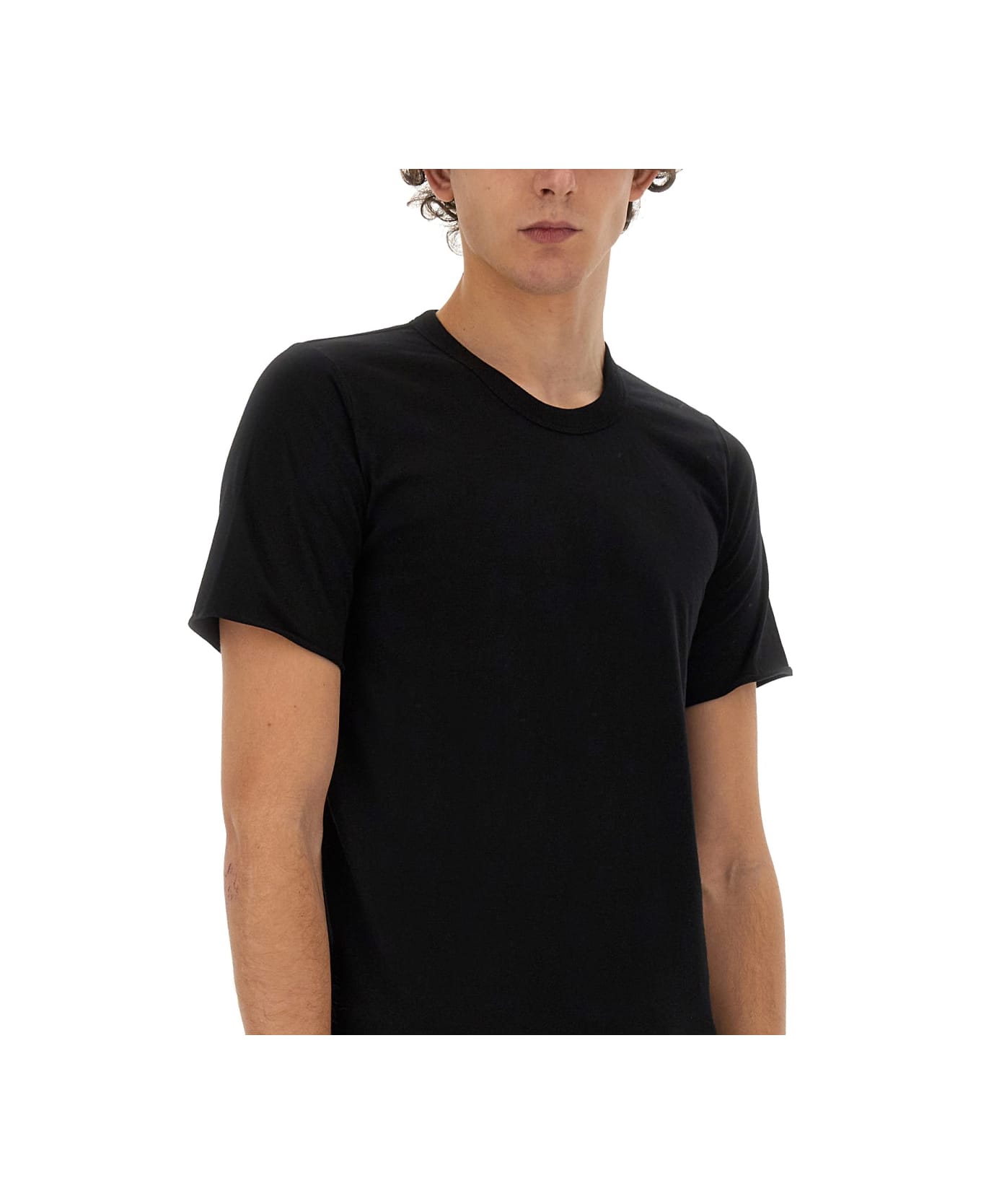 Rick Owens Basic T-shirt - Black