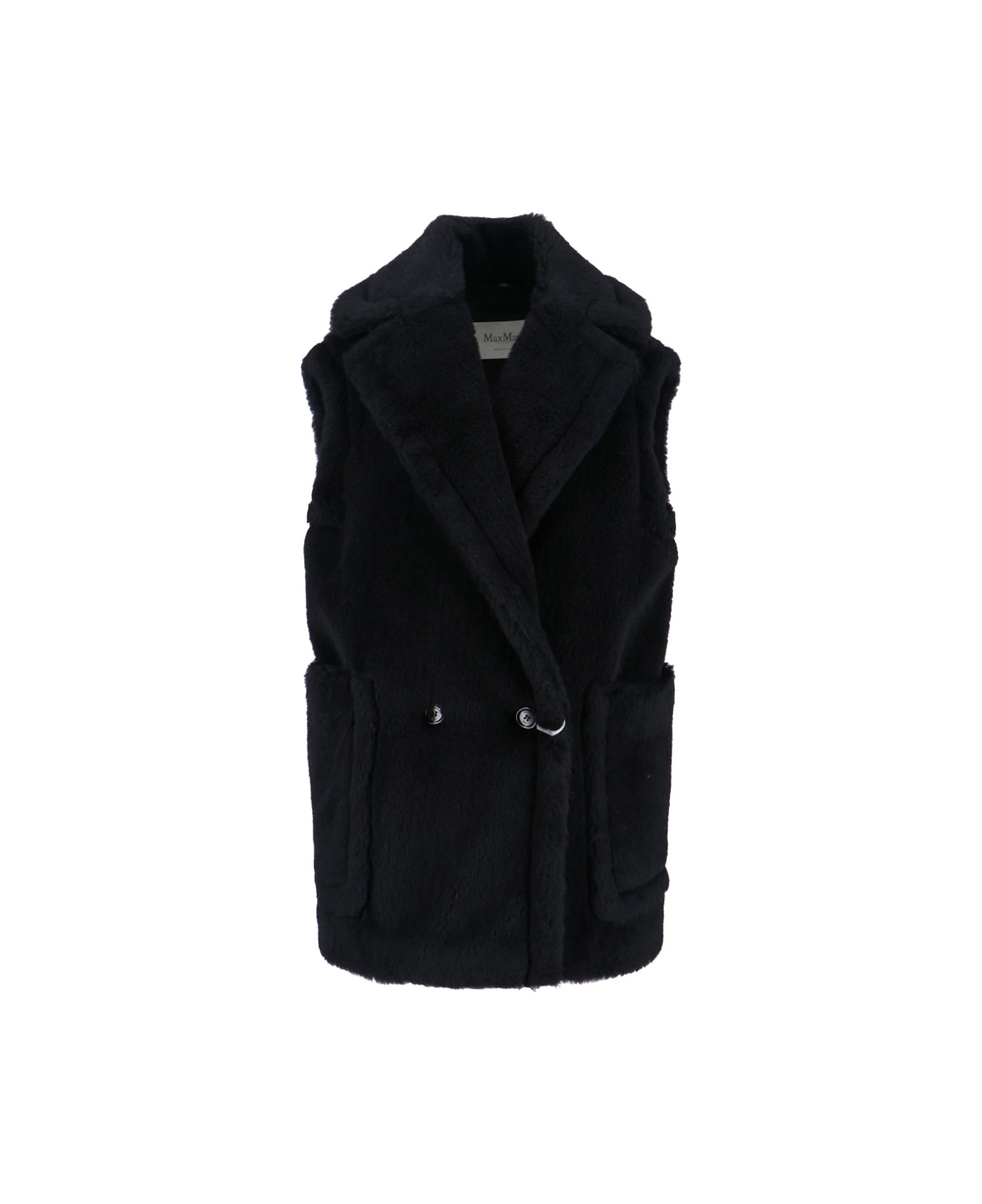 Max Mara Teddy Vest - Black