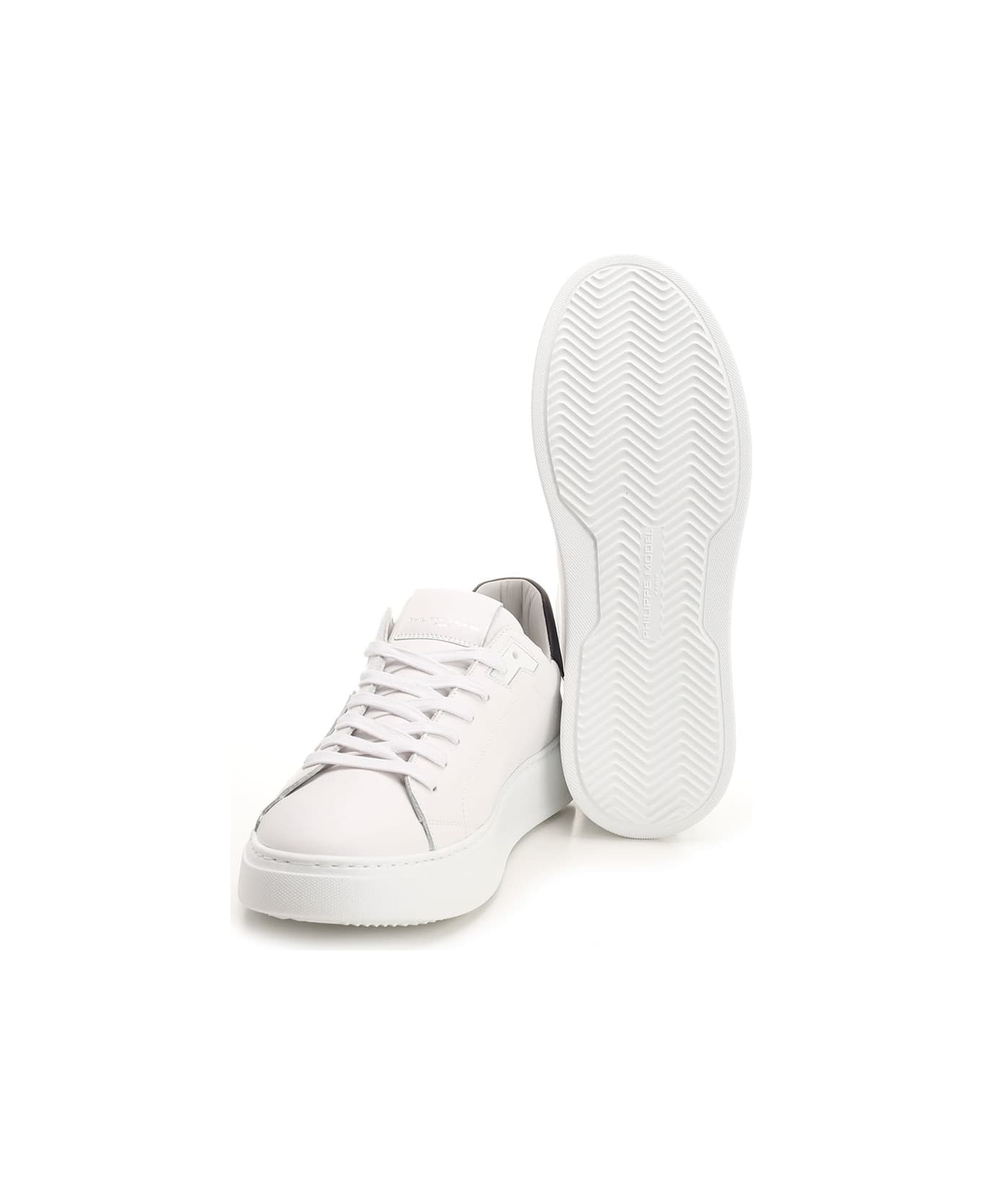 Philippe Model 'temple' Sneaker - White