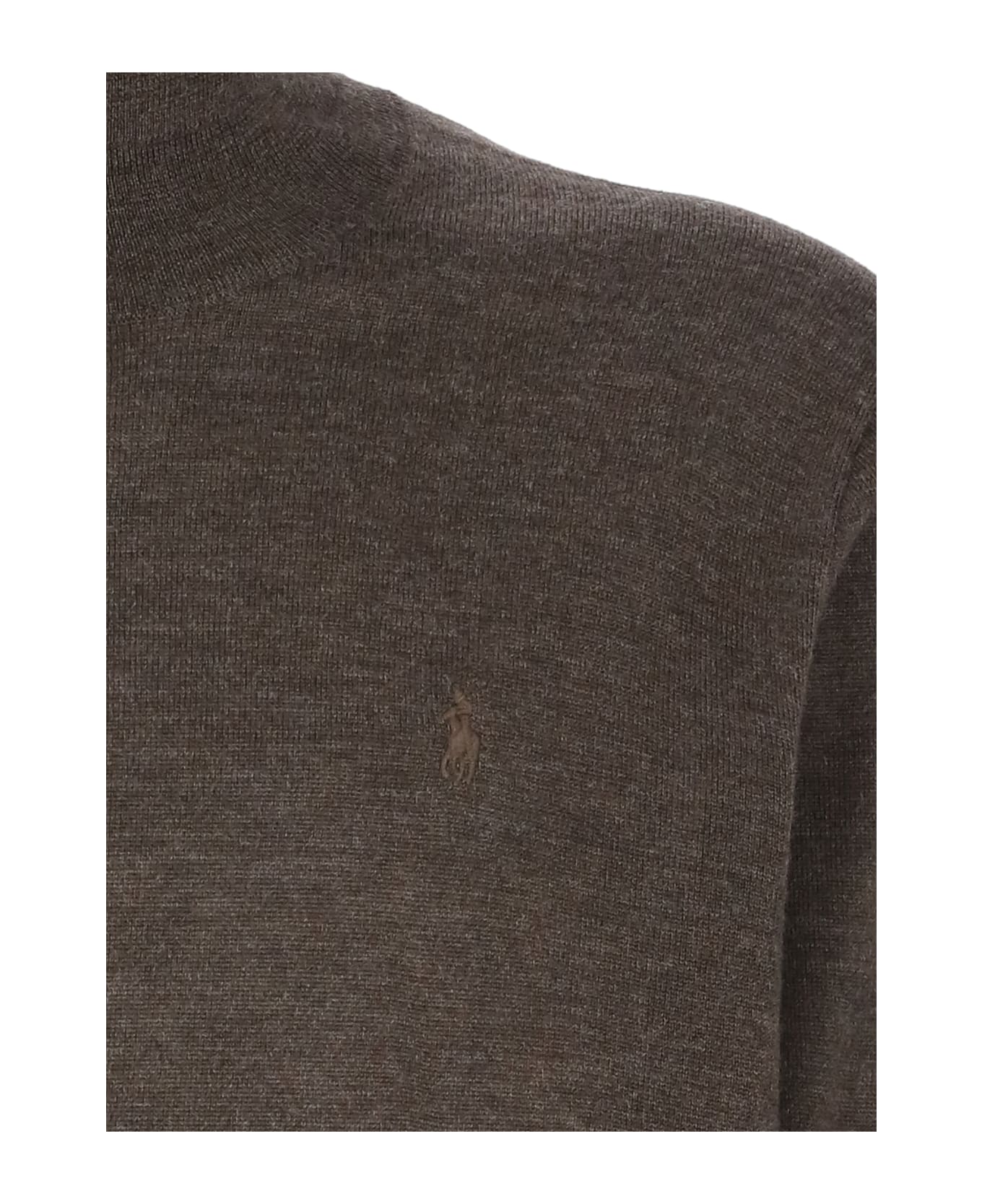 Polo Ralph Lauren Sweater With Pony Logo Top - Brown