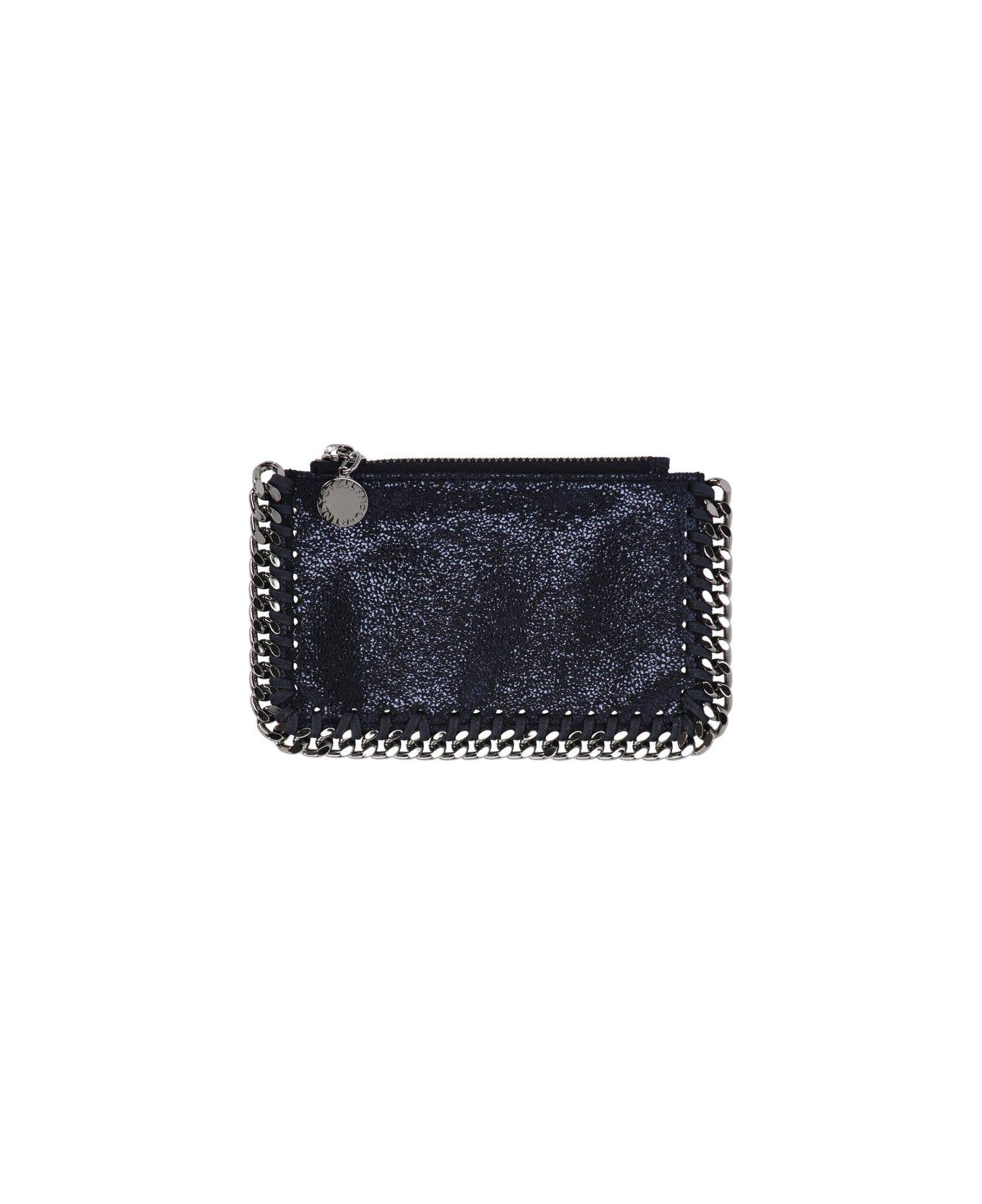 Stella McCartney Chain Around Zipped Wallet - INK