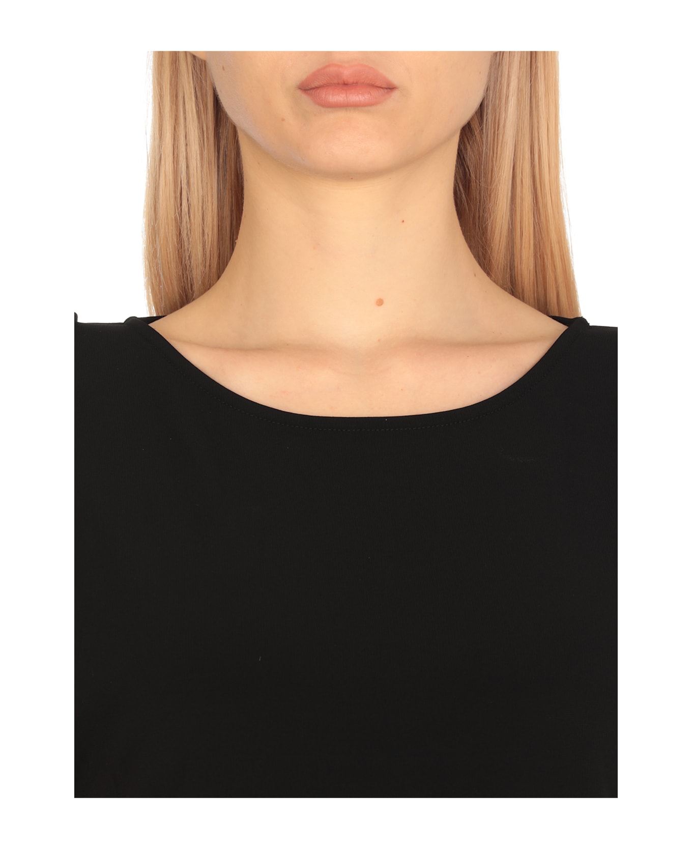 Fay Short Sleeve Blouse - Black
