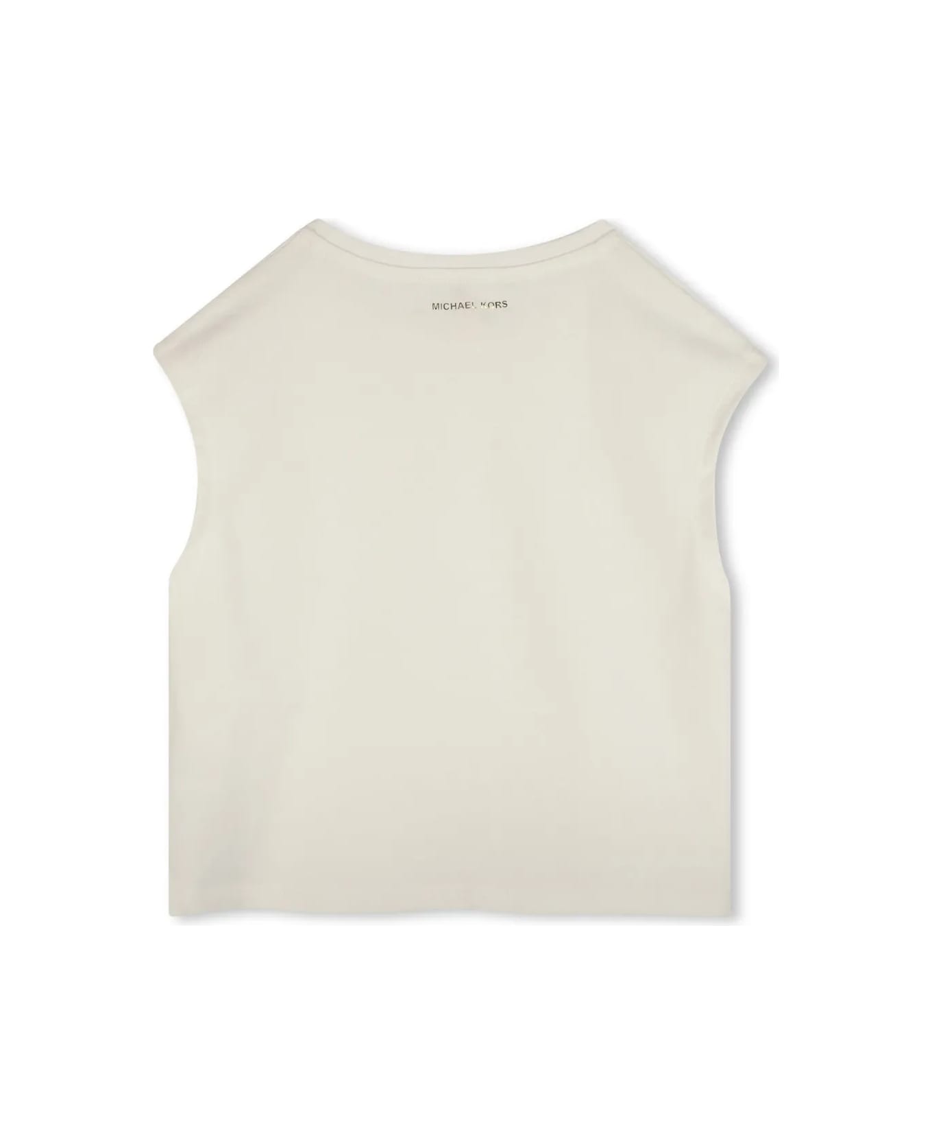 Michael Kors T-shirt Smanicata - White