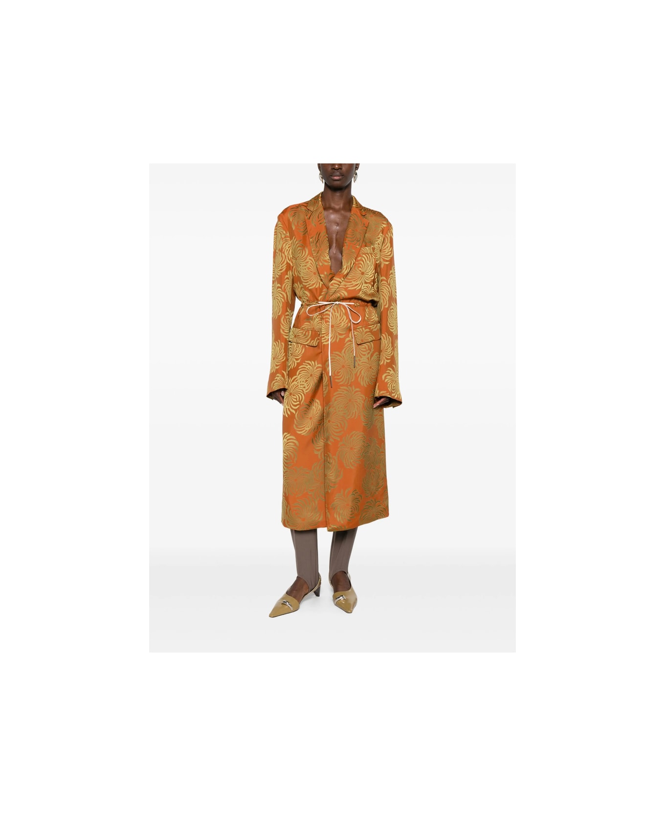 Dries Van Noten Coat - ORANGE