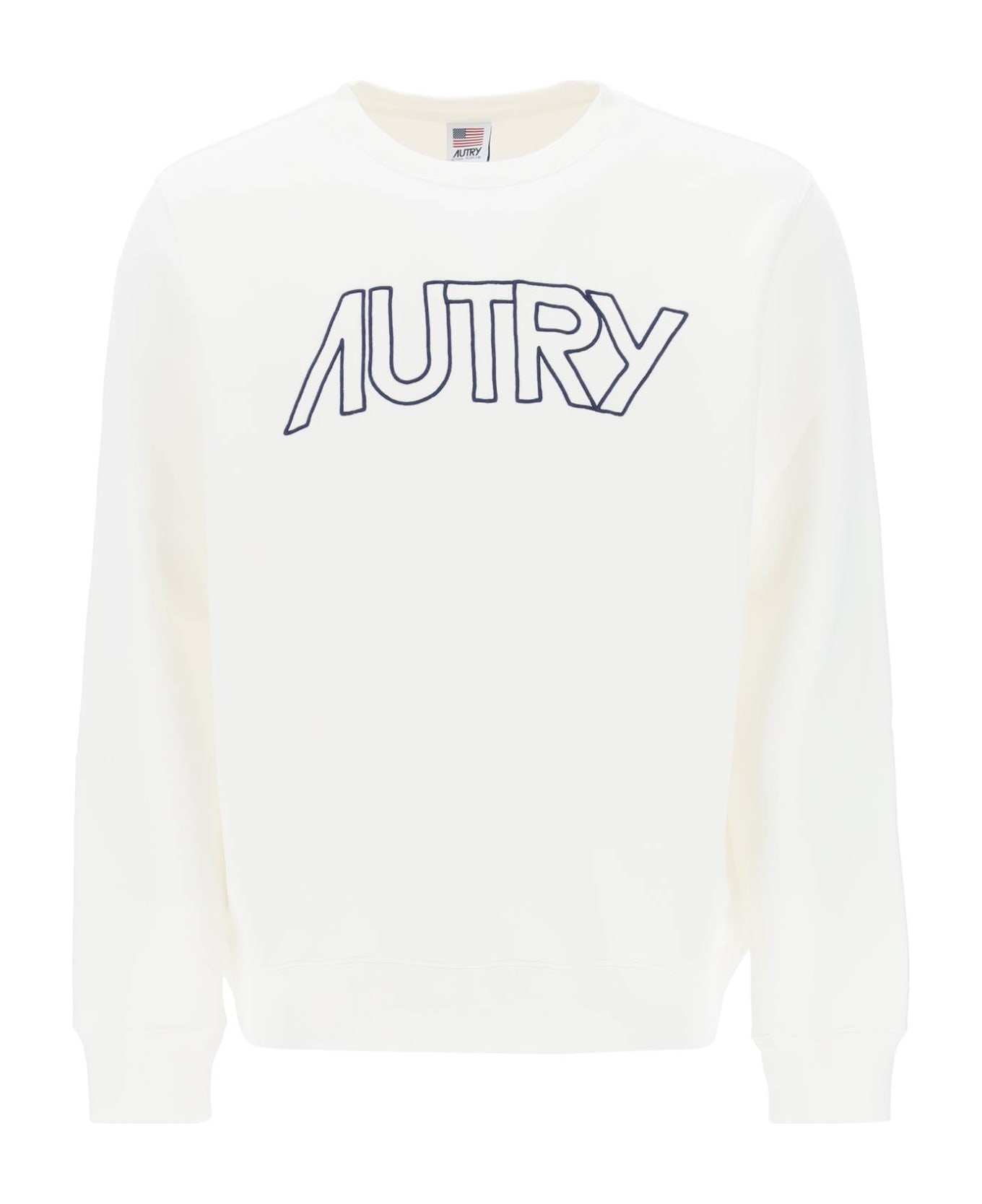 Autry Logo Icon Sweatshirt - White