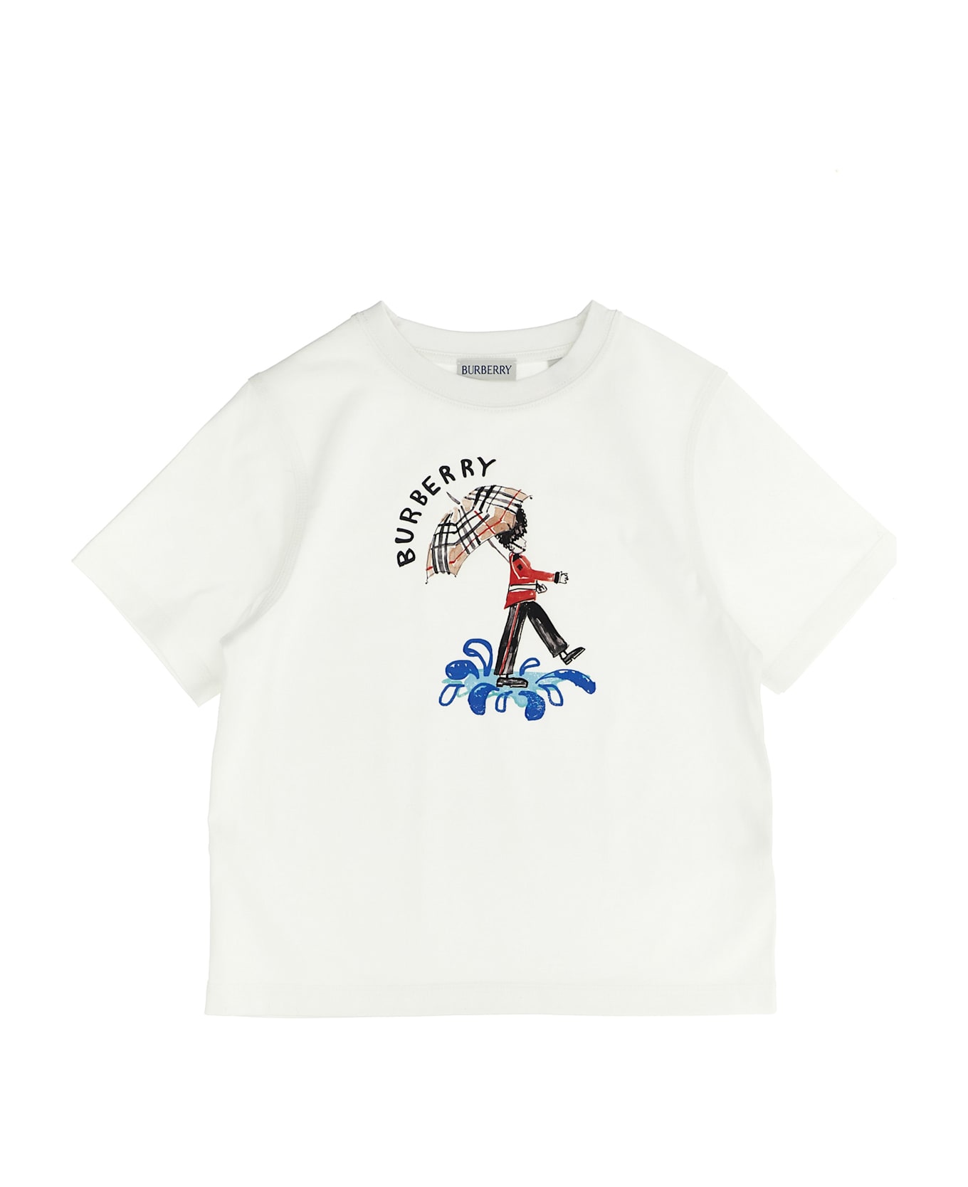 Burberry 
cedar Soldier
 T-shirt - White