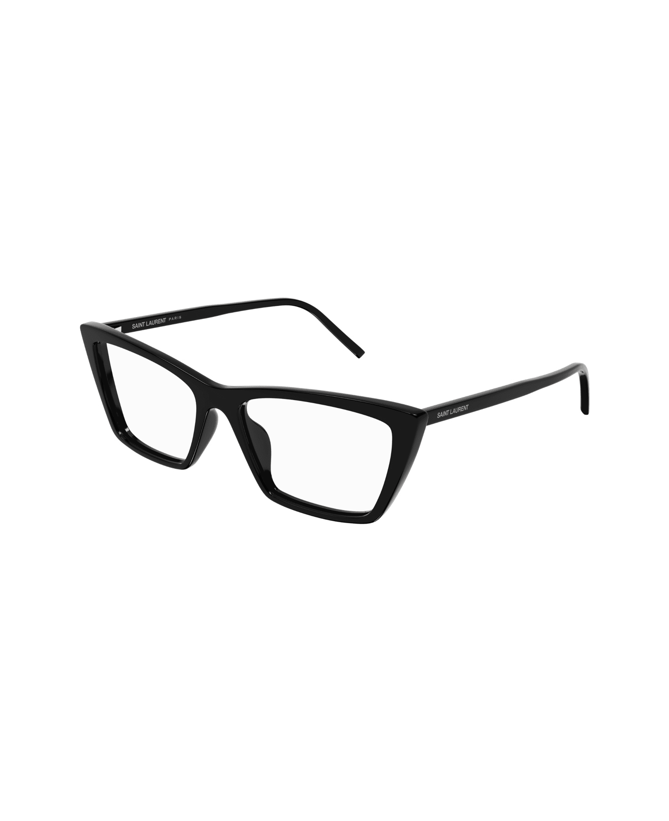 Saint Laurent Eyewear Saint Laurent Sl 737 Mica Thin Opt Linea Sl Logo 001 Black Glasses - Nero