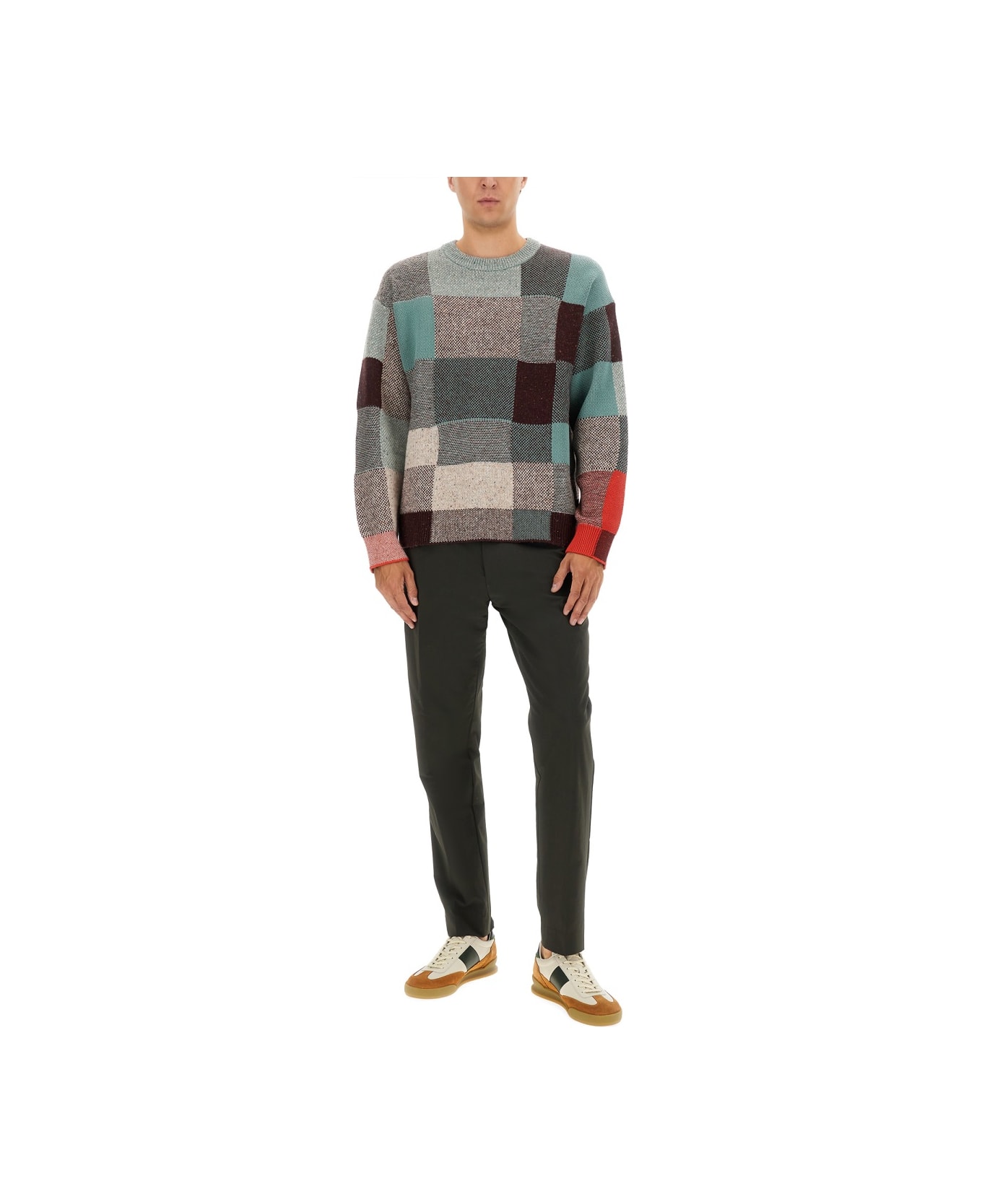 PS by Paul Smith Patchwork Knitting - MULTICOLOUR