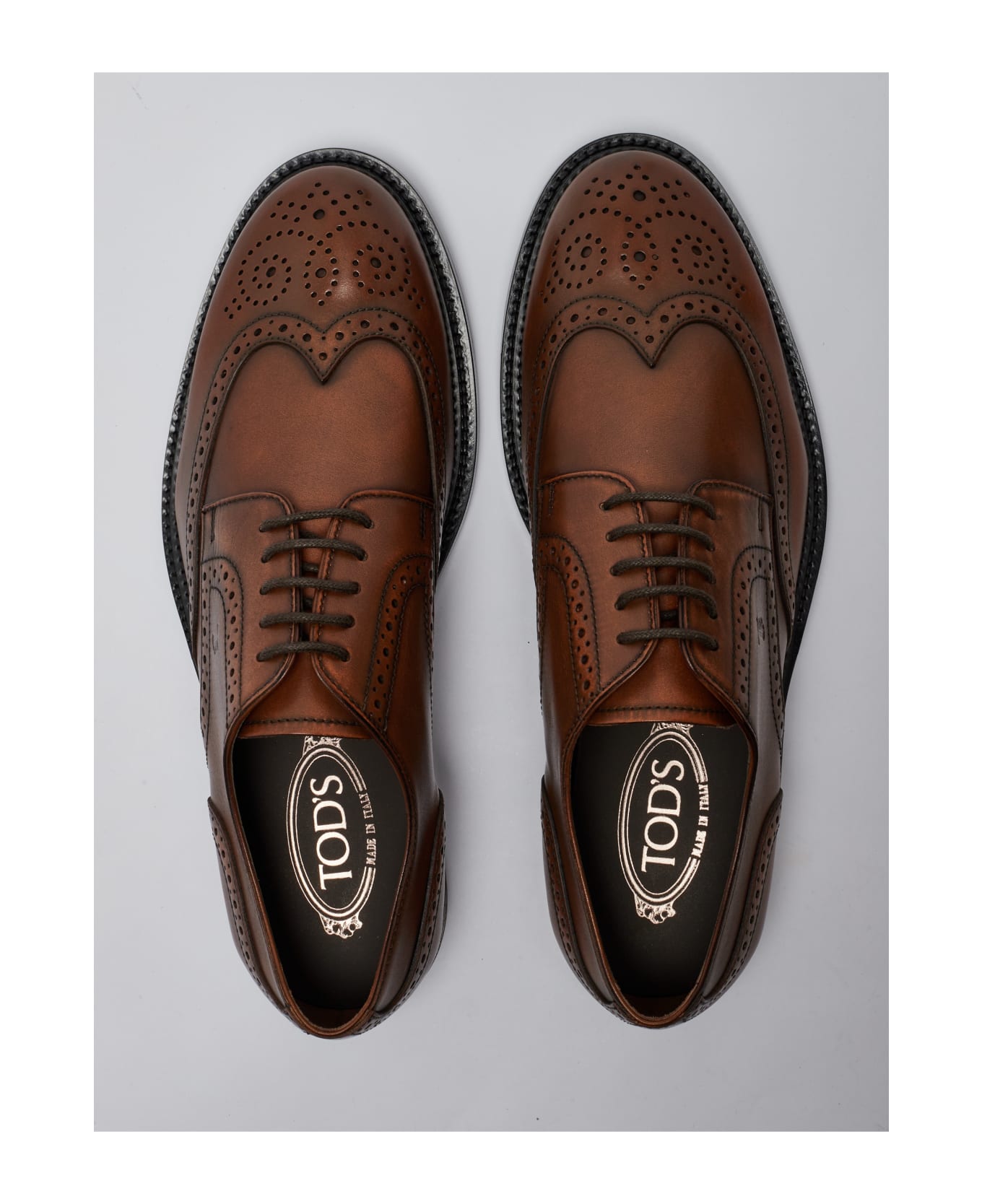 Tod's Laced Up Shoes - TABACCO