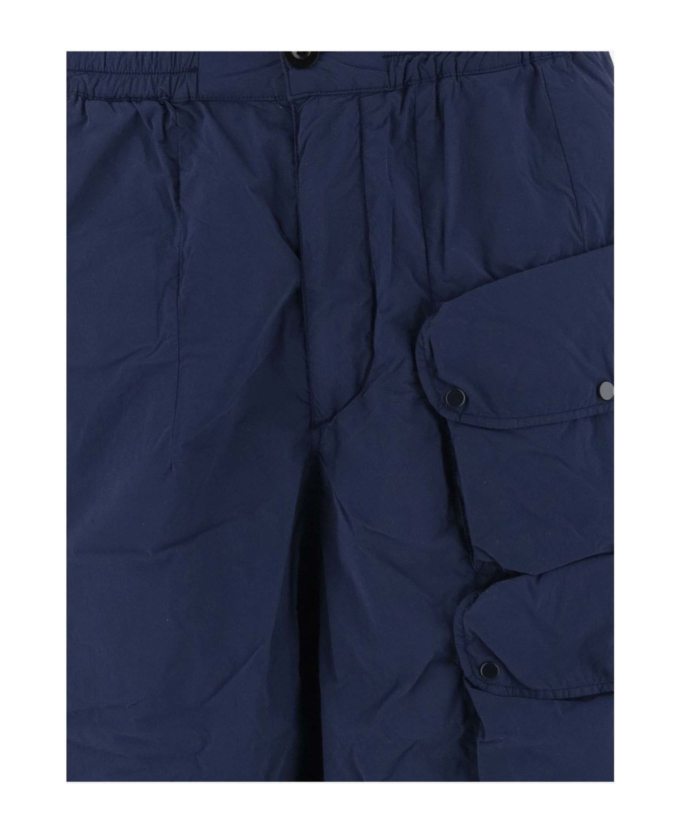 Ten C Nylon Cargo Shorts - Blue