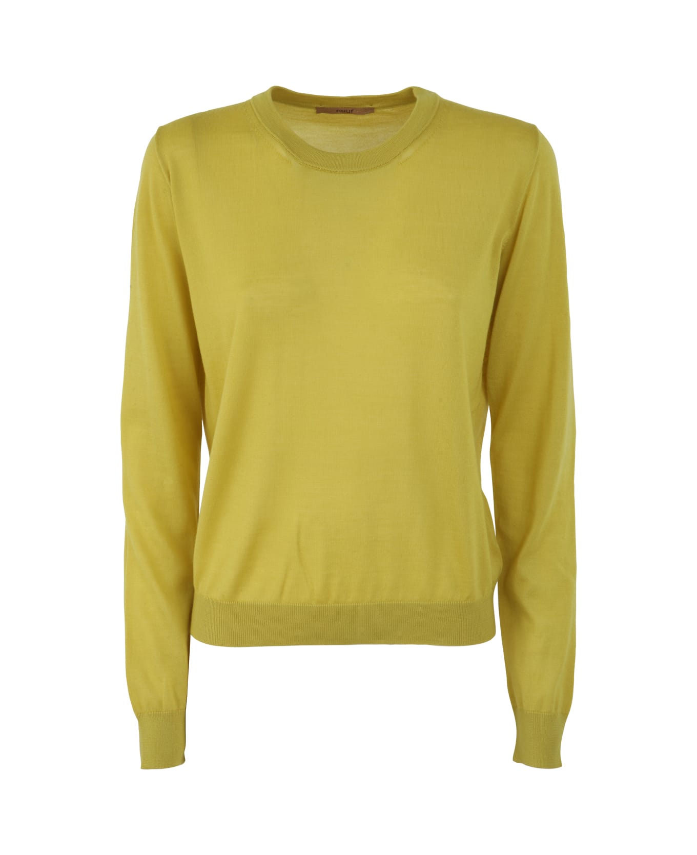 Nuur Round Neck Pullover - Lime ニットウェア