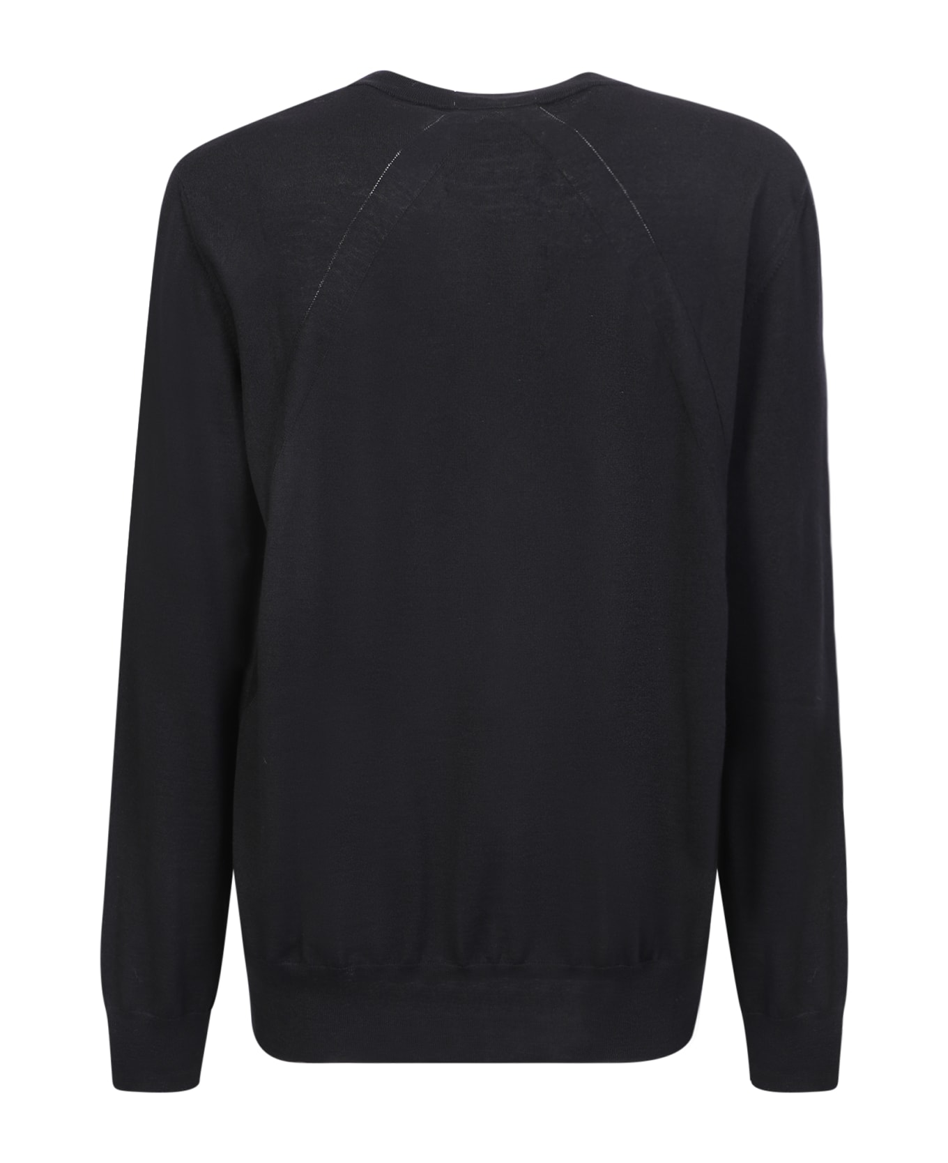 Jil Sander Black Wool Sweater - Black