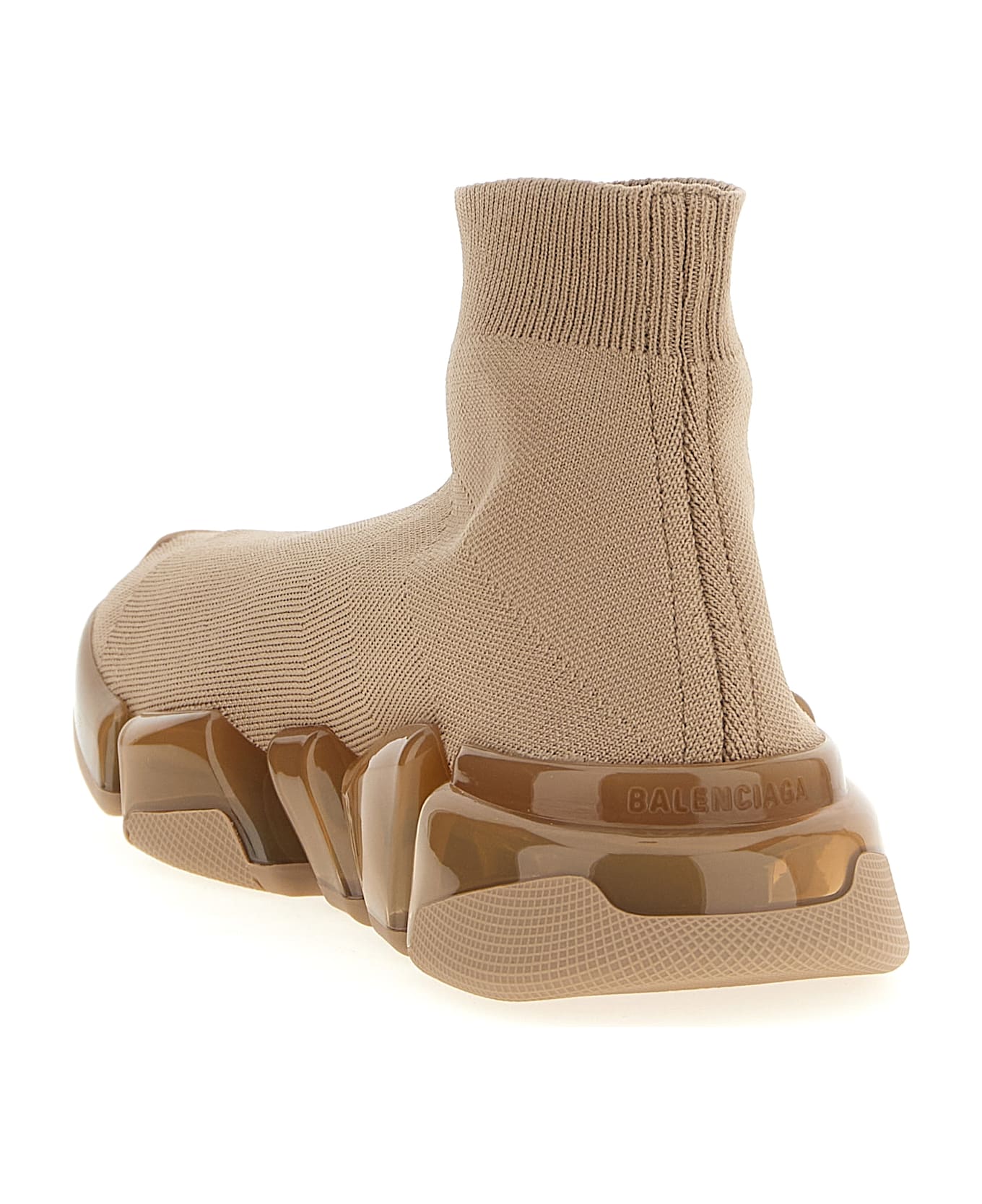 Balenciaga 
speed 2.0 Full Clear Sole
 Sneakers - Beige