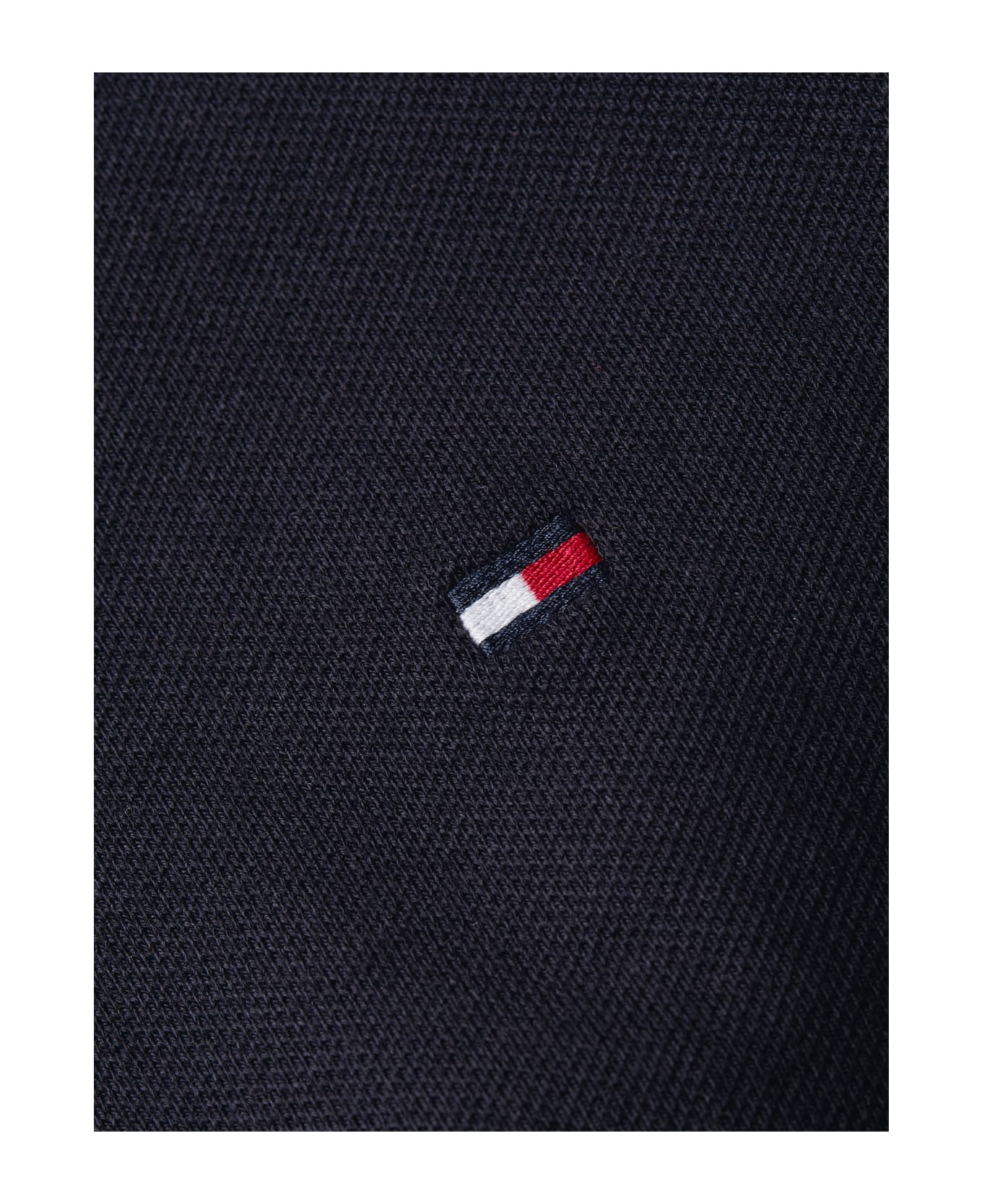 Tommy Hilfiger Navy Blue Short-sleeved Polo Shirt - DESERT SKY ポロシャツ
