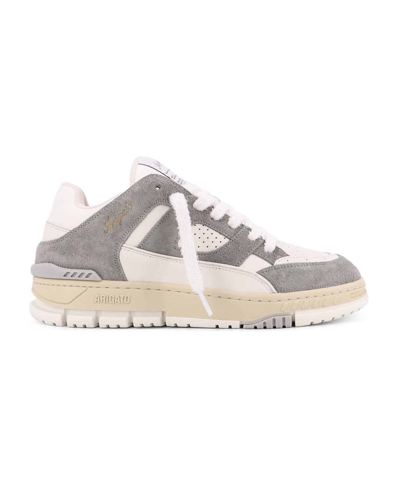 Axel Arigato Area Lo Low-top Suede And Leather Sneakers - GREYWHITE