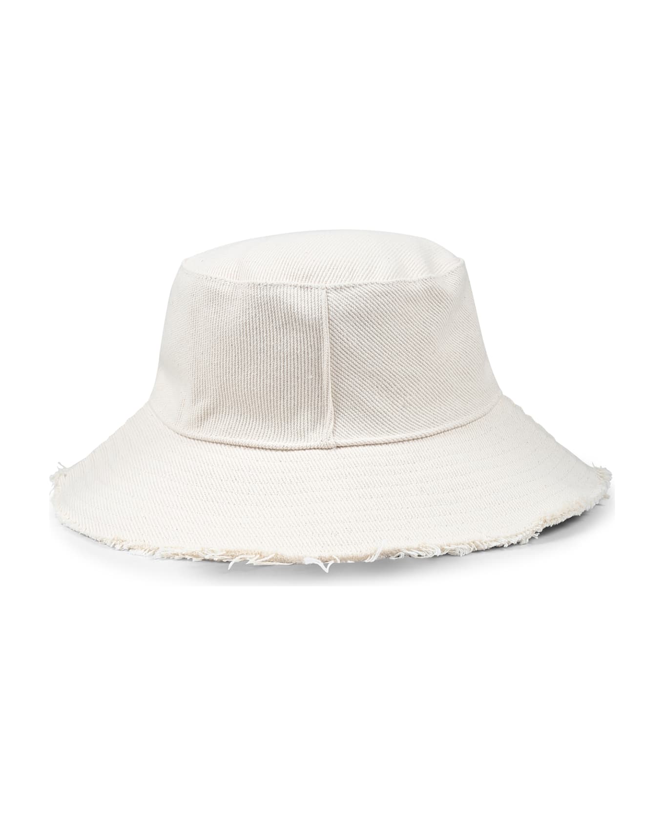 MSGM Beige Cloche For Girl With Logo - Beige