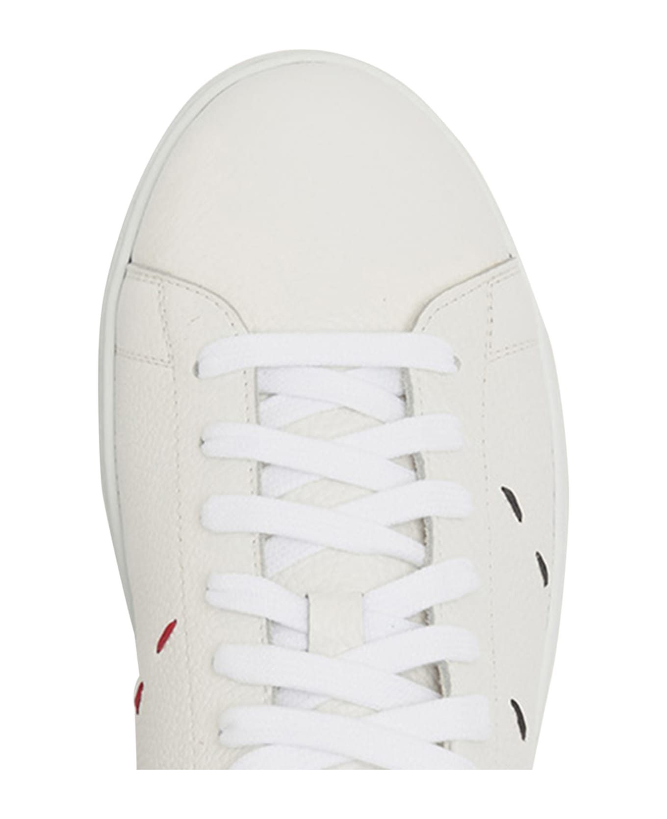 Kiton Sneakers Shoes Calfskin - WHITE スニーカー