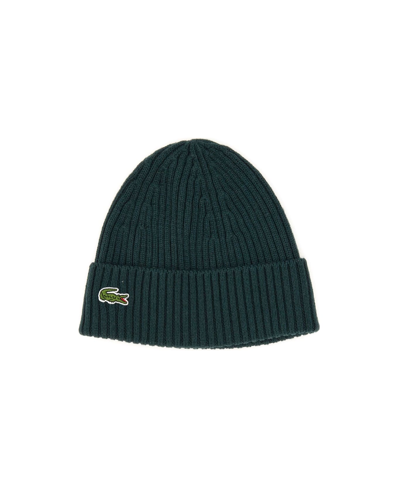 Lacoste Beanie Hat - Green