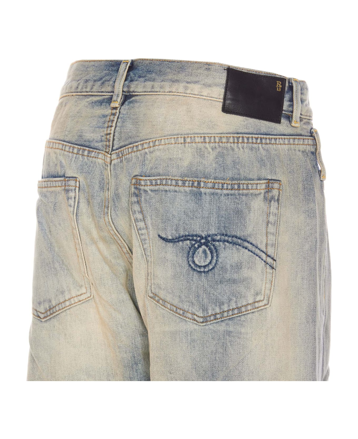 R13 Crossover Jeans - Blue