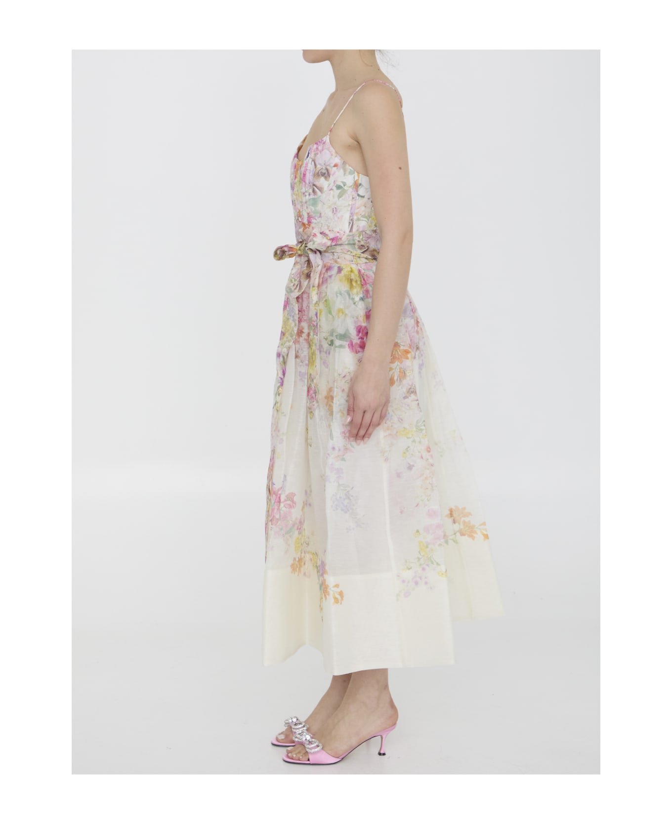 Zimmermann Natura Midi Dress - WHITE ワンピース＆ドレス