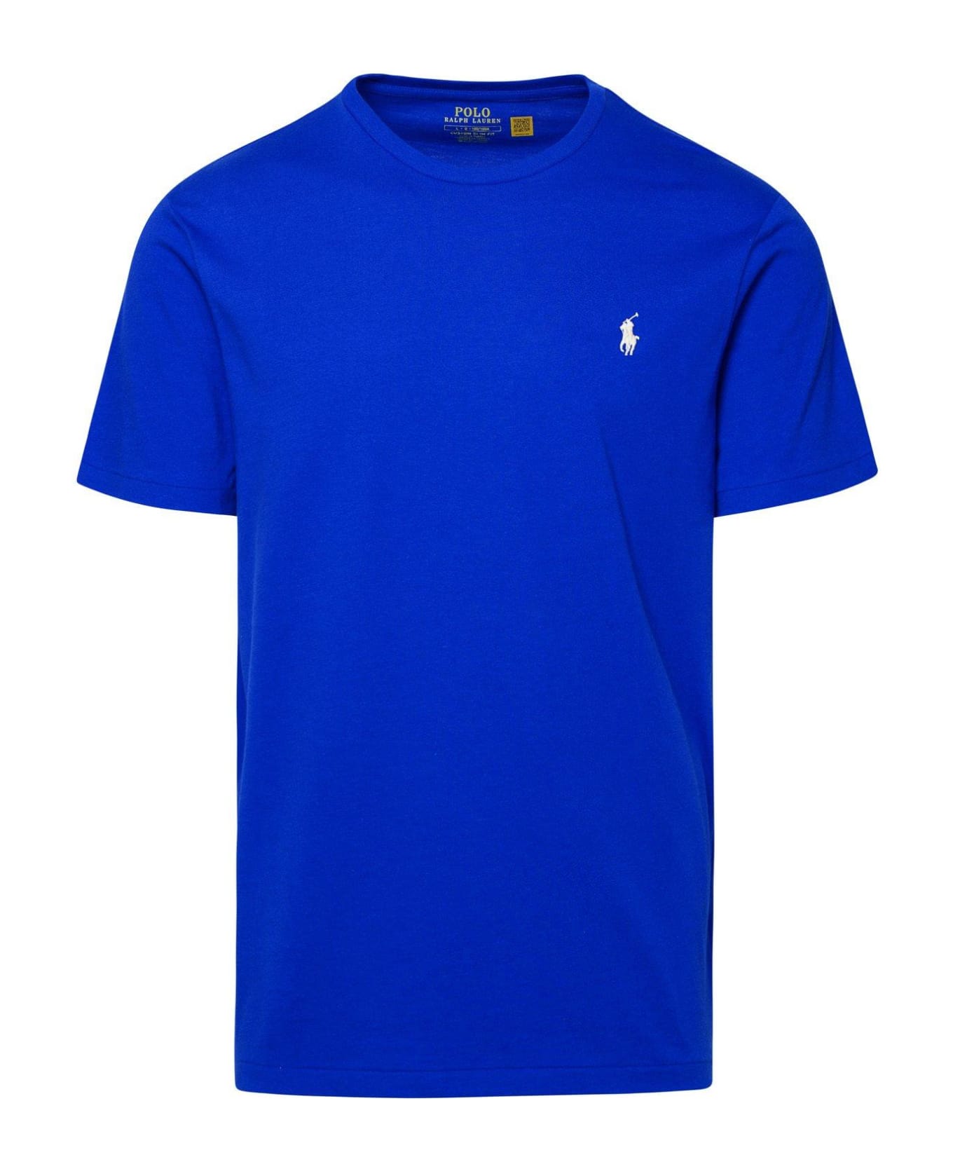 Polo Ralph Lauren Logo Embroidered Regular T-shirt - Blue