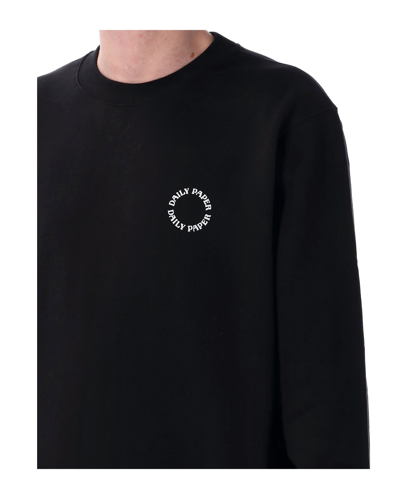 Daily Paper Orbit Crewneck - BLACK