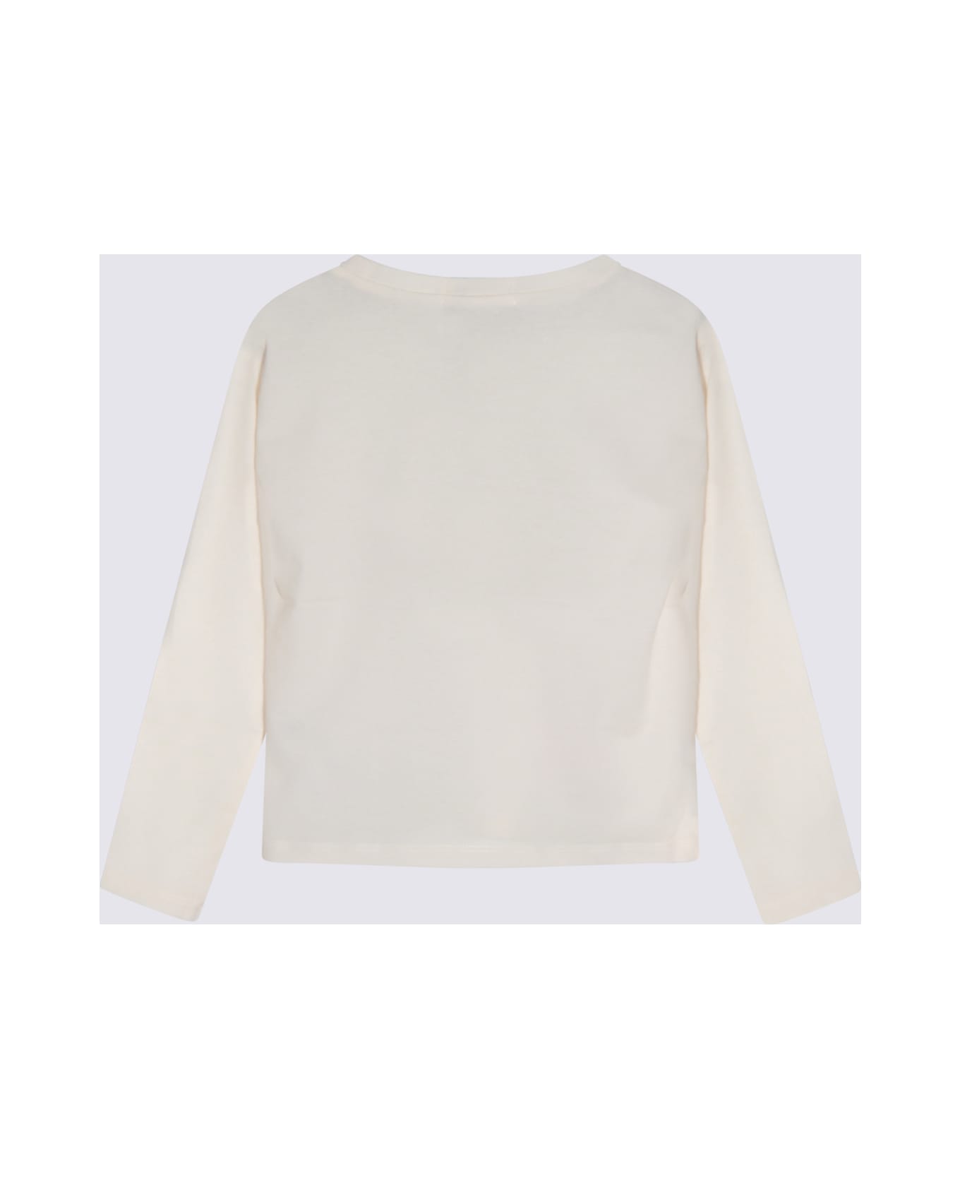 Billieblush White Cotton T-shirt - Ivory