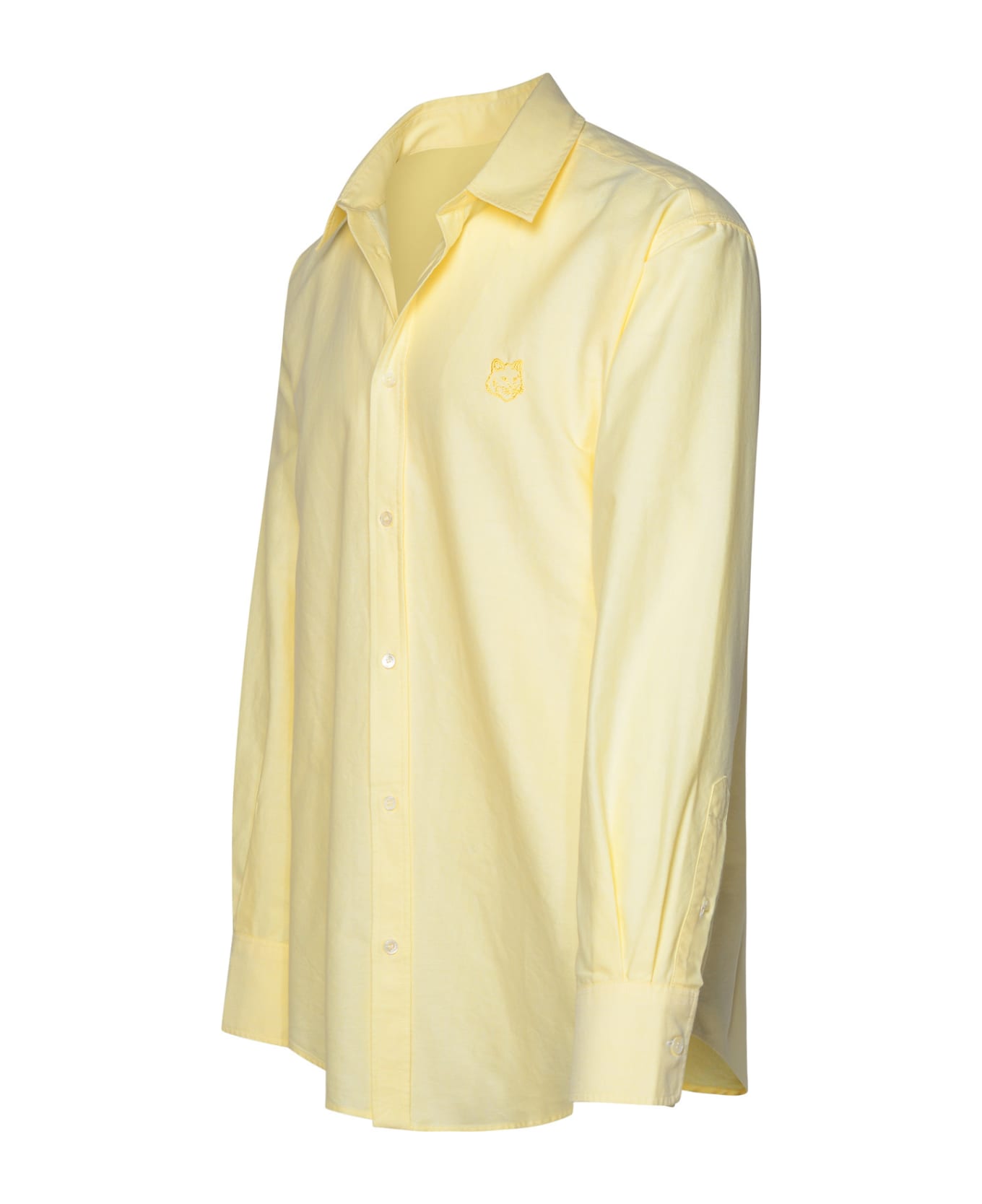 Maison Kitsuné Yellow Cotton Shirt - Yellow