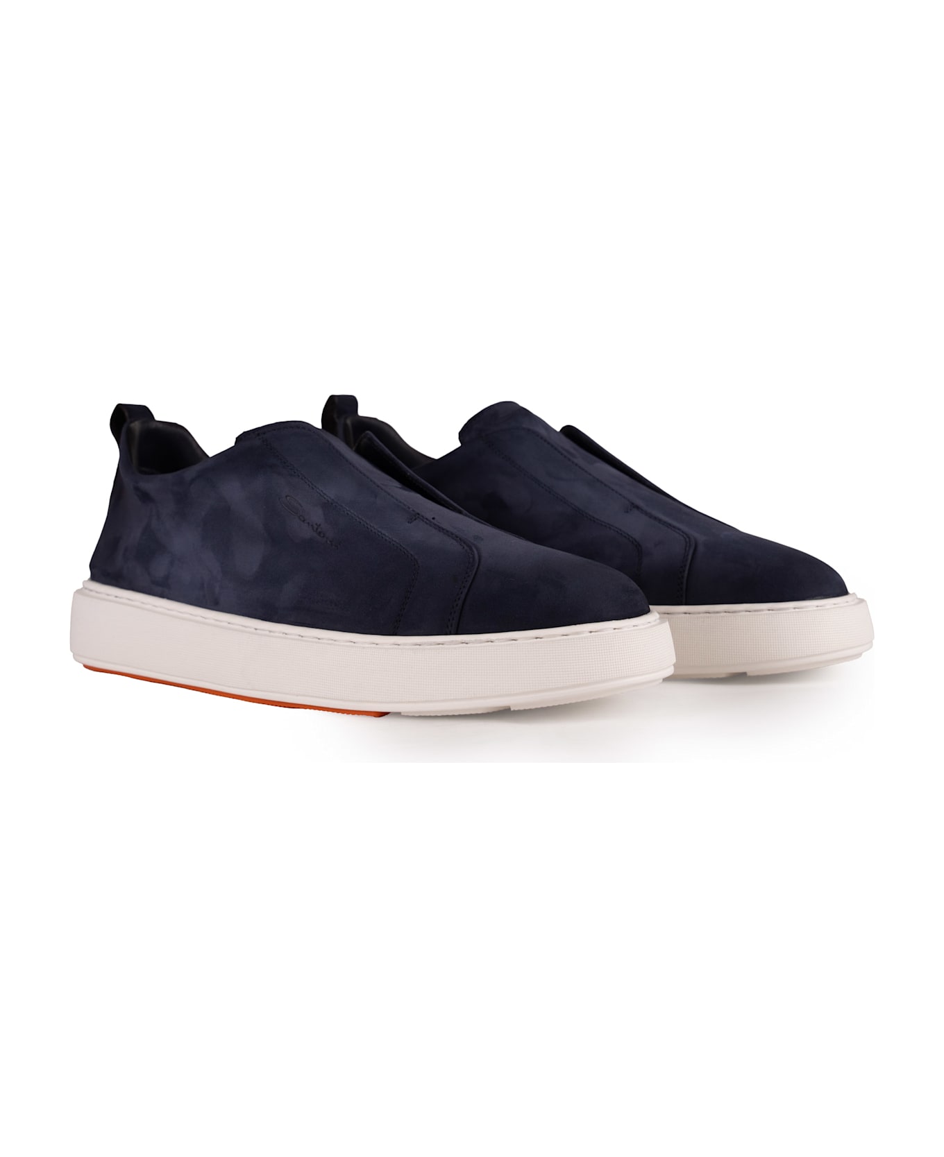 Santoni Victory-fehu59 Laceless Sneakers In Leather - U59