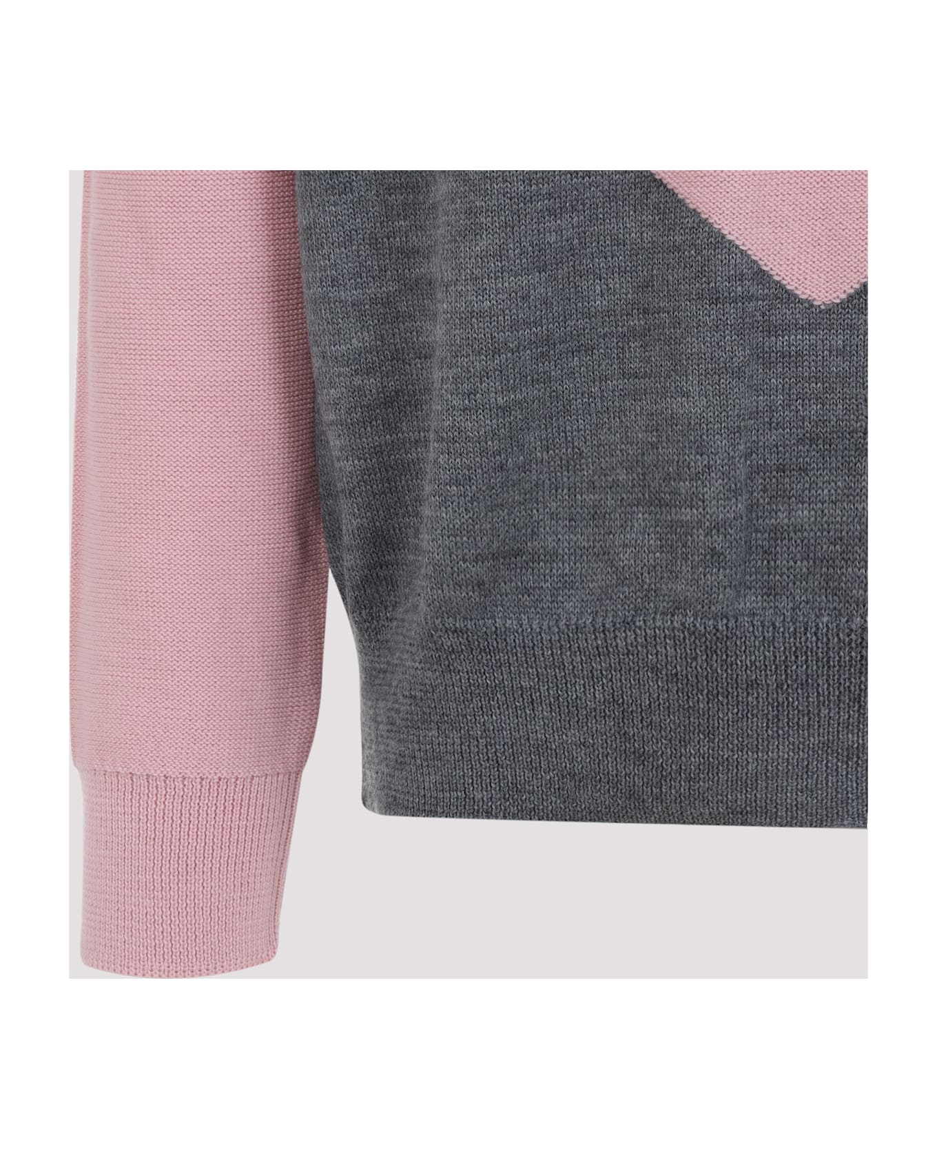 Jil Sander Cn Long Sleeves Jumper - Pink Grey