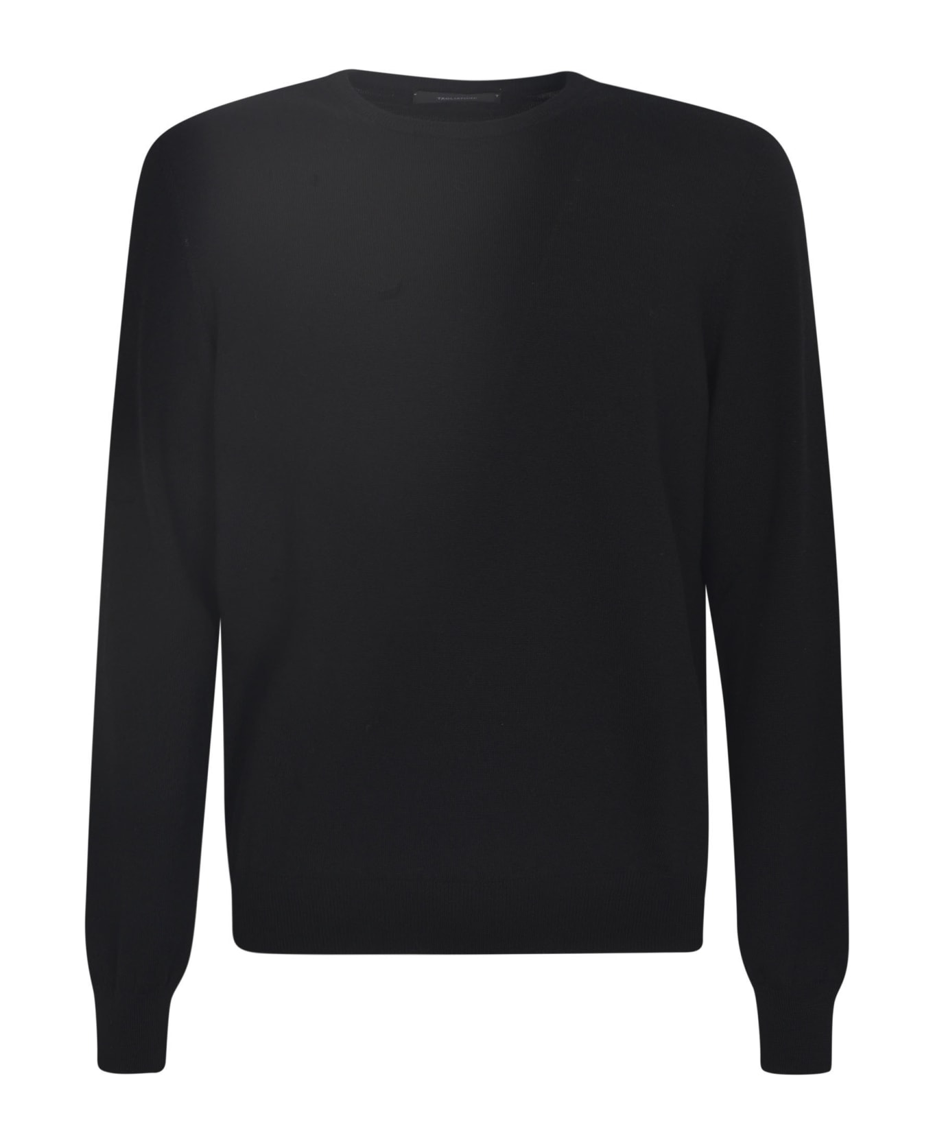 Tagliatore Round Neck Sweater - Black ニットウェア
