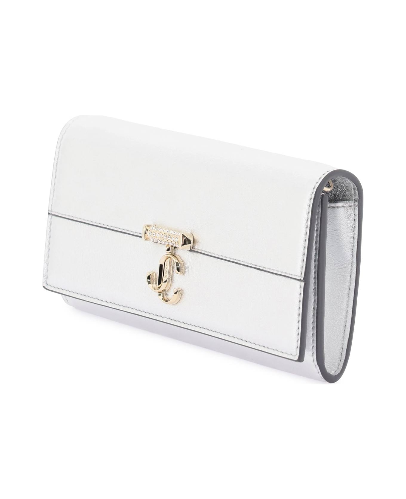 Jimmy Choo Mini Avenue Shoulder Bag - SILVER LIGHT GOLD (Silver)