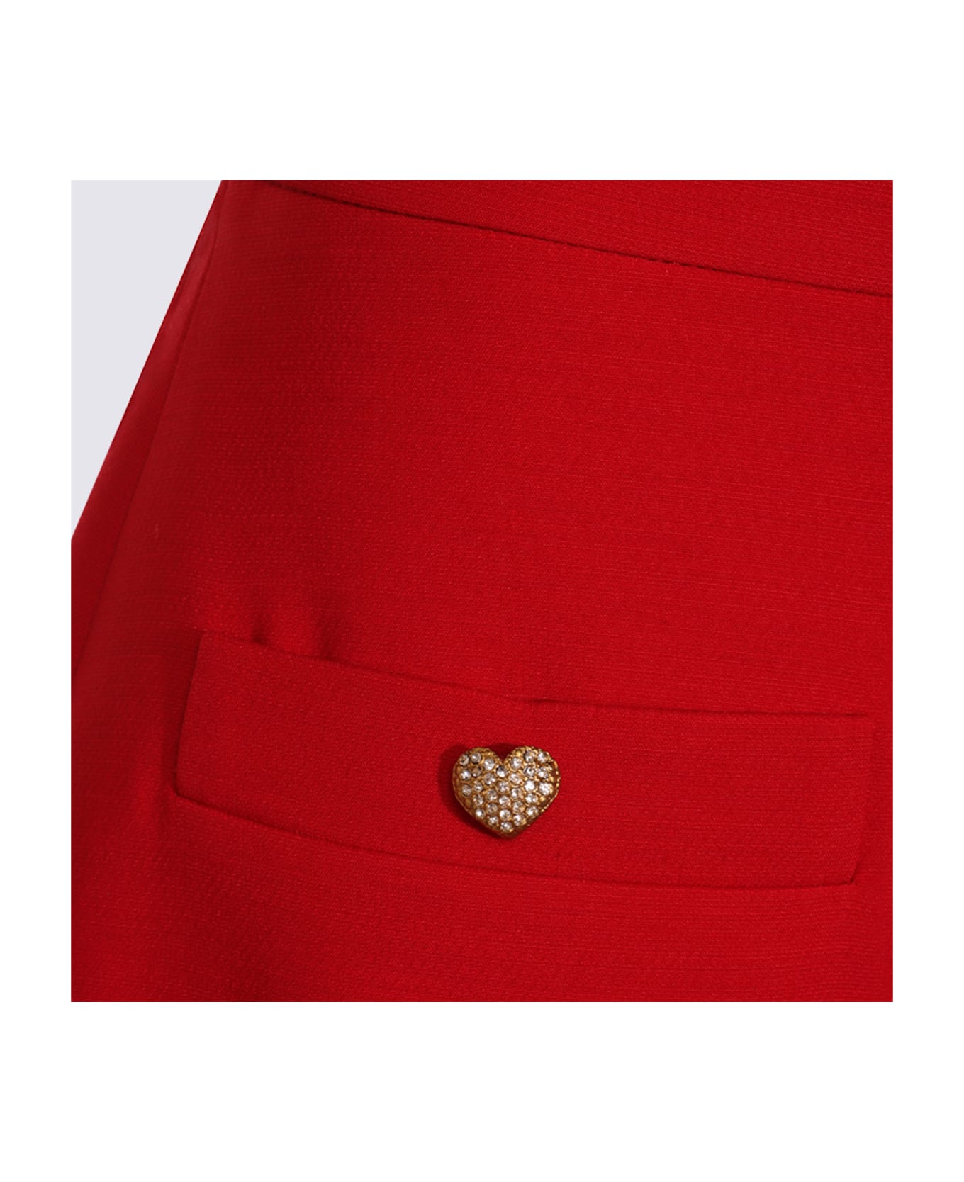 Valentino Red Silk Skirt - PARIS