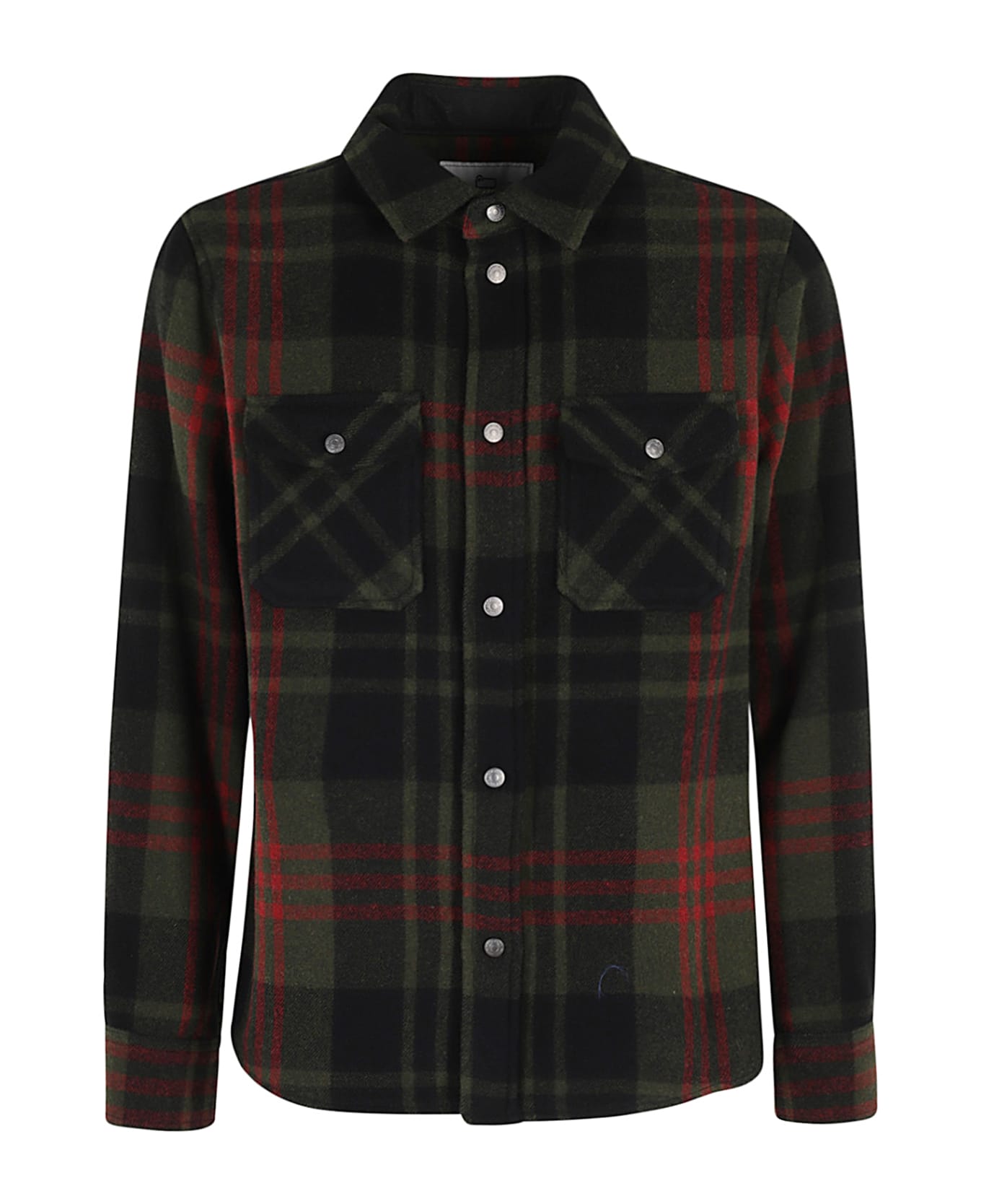 Tシャツ・カットソー WOOLRICH \"ALASKAN MELTON\" SHIRT JACKET WOOLRICH | Alaskan Melton Plain Overshirt | Men | Overshirts